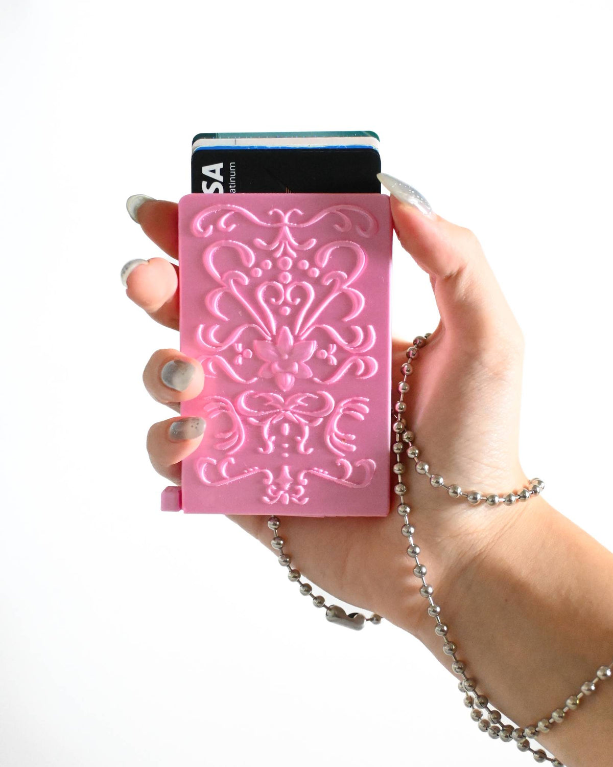 The Fleur Card Holder in Taffy