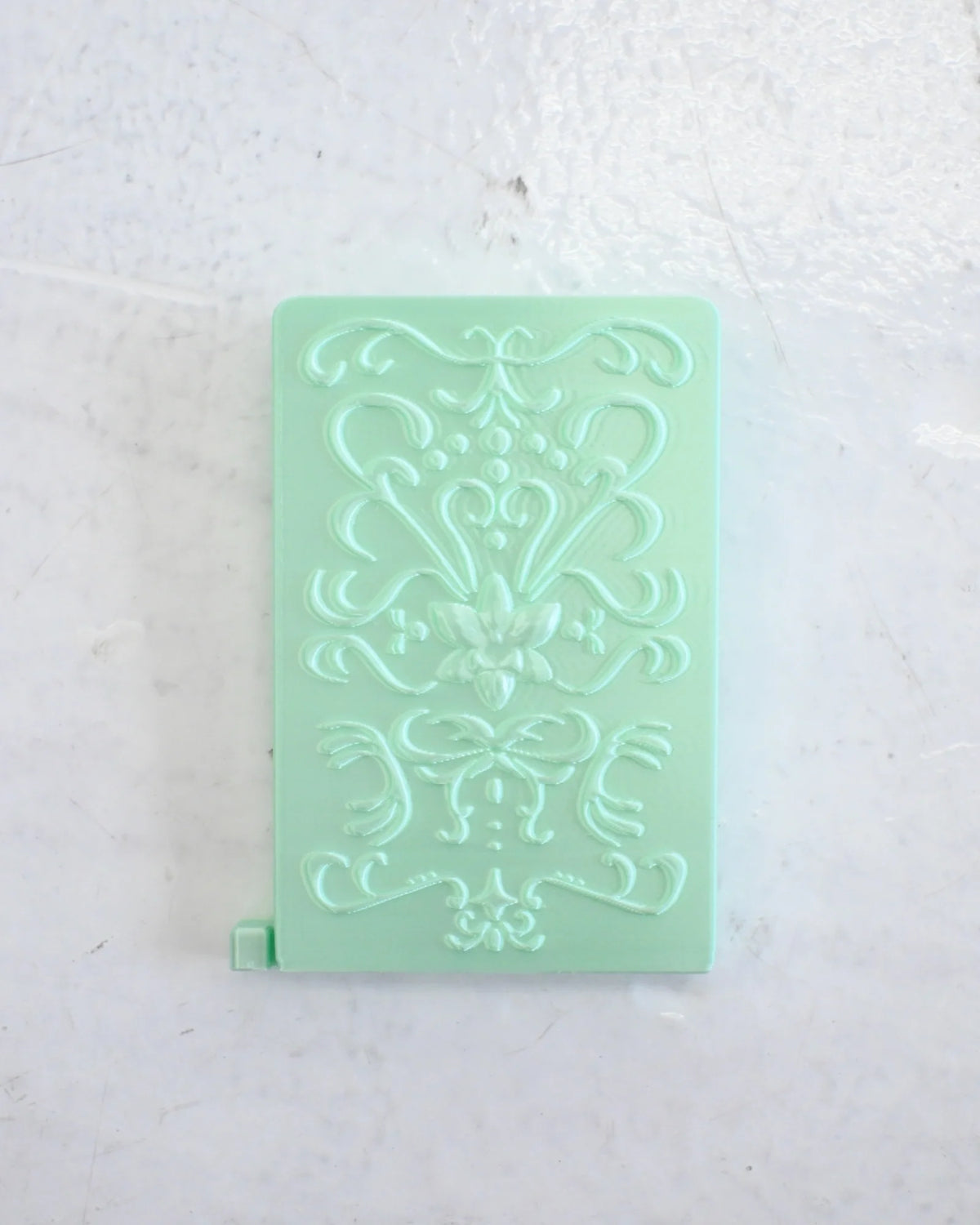 The Fleur Card Holder in Seafoam Mint
