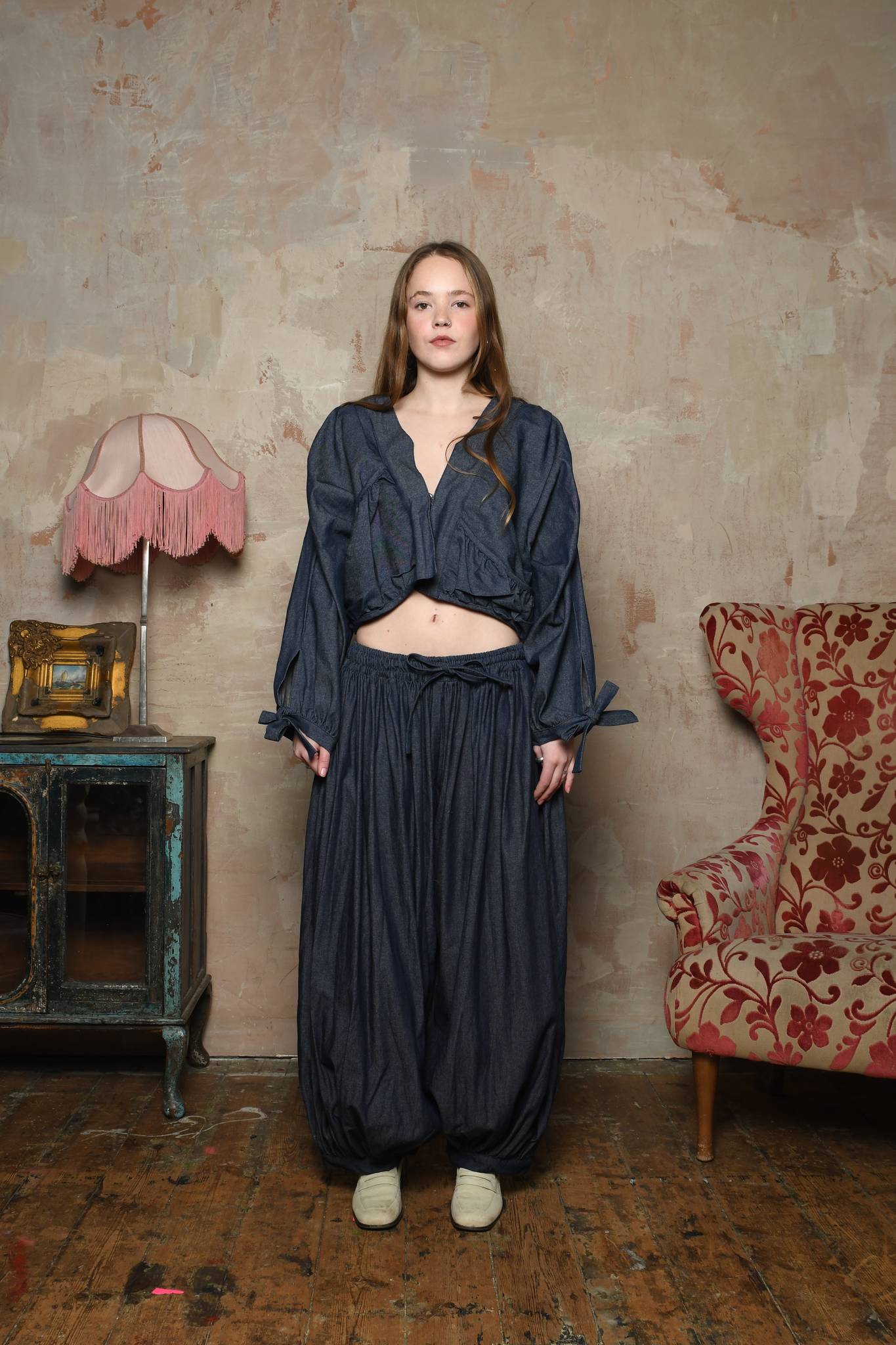 Denim Oshi Trouser