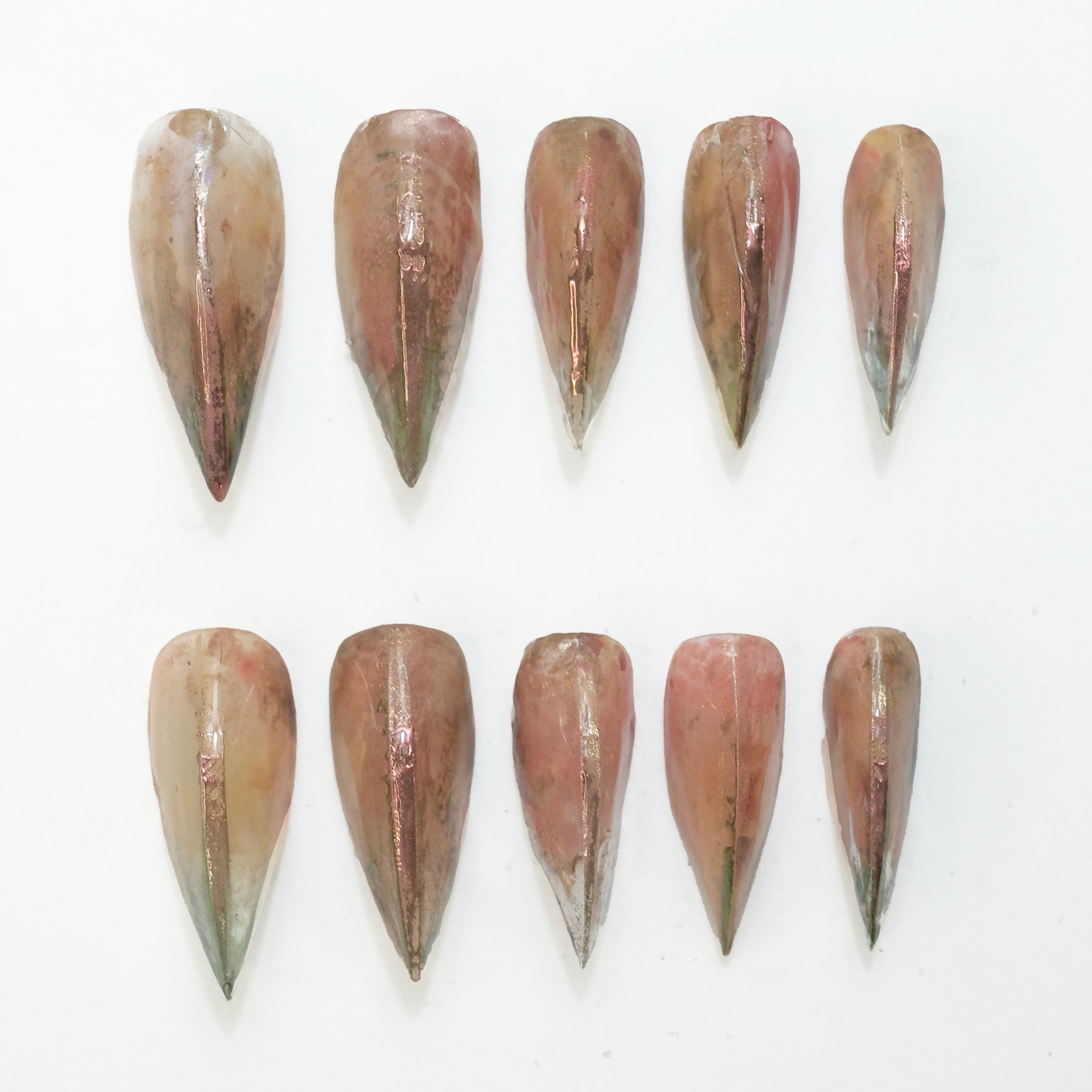 Dragon Claw Nails in Pinky Smoke