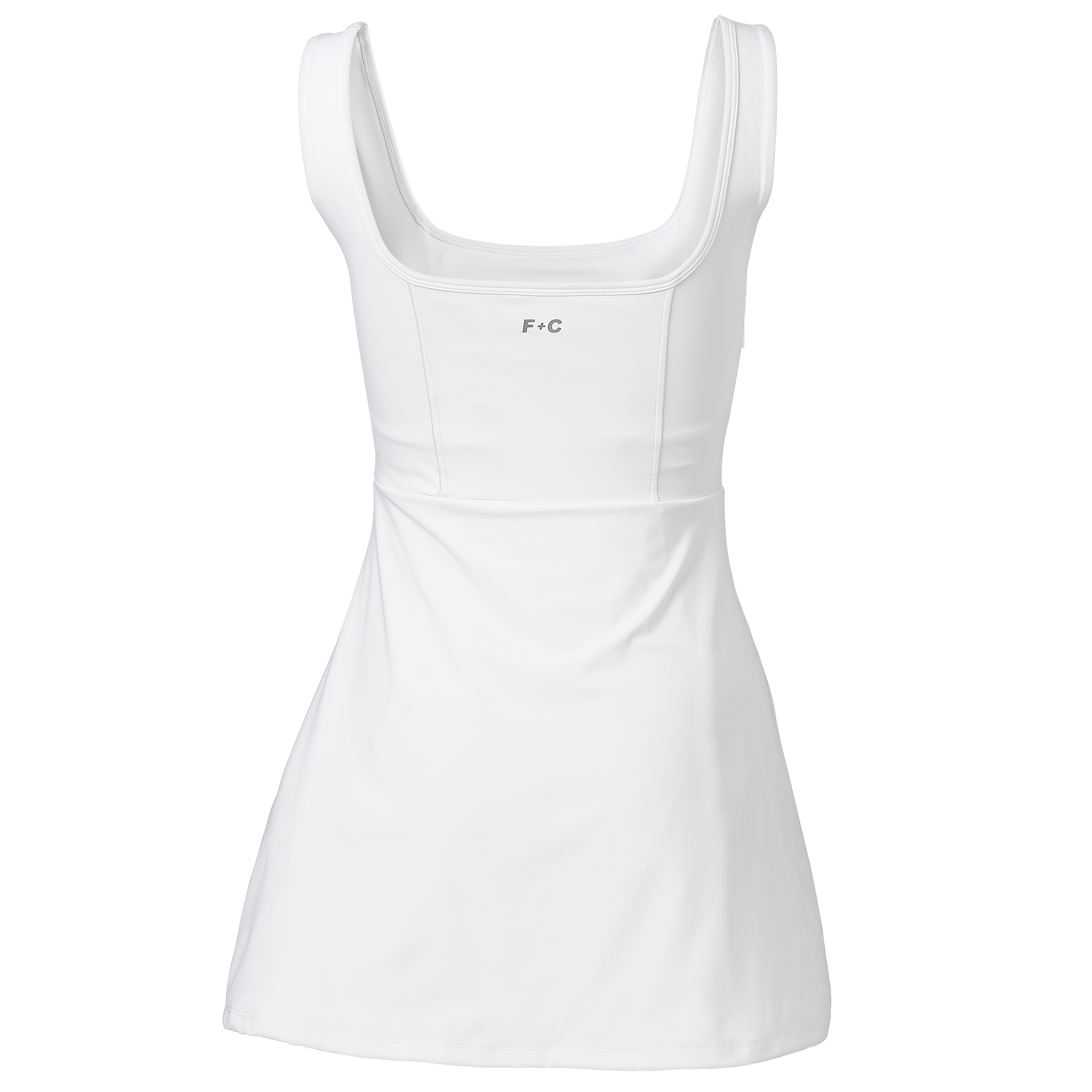The Snowdrop Active Mini Dress in Marshmallow Fluff