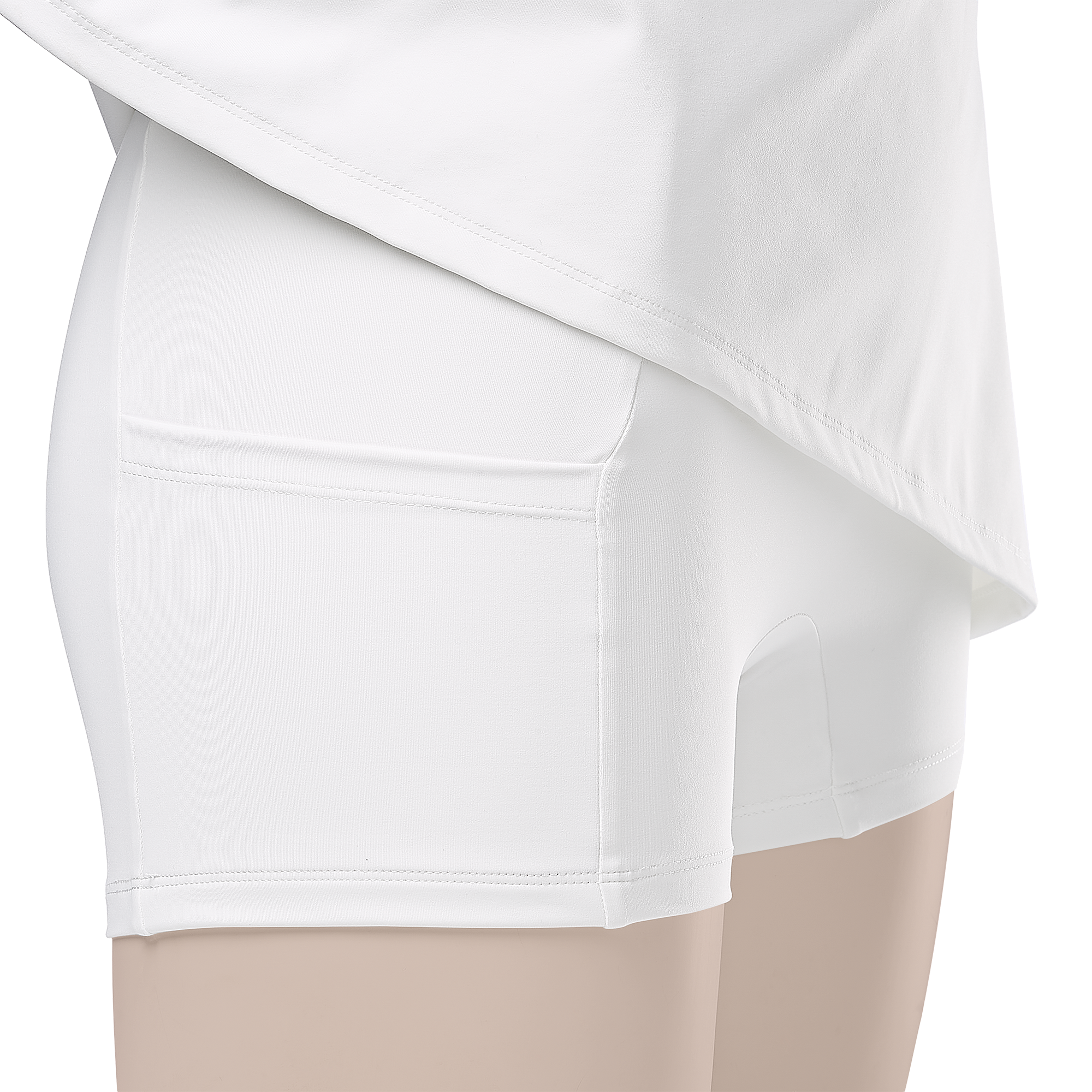 The Snowdrop Active Mini Dress in Marshmallow Fluff