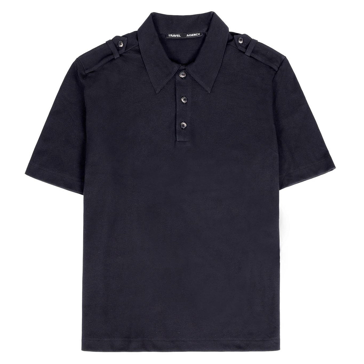 Duke Military Polo in Black