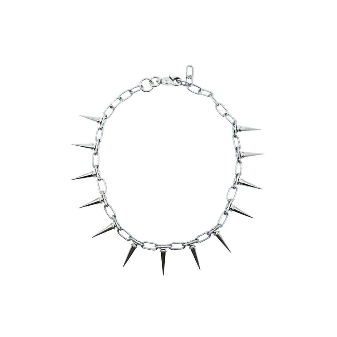 Double Spiked Necklace