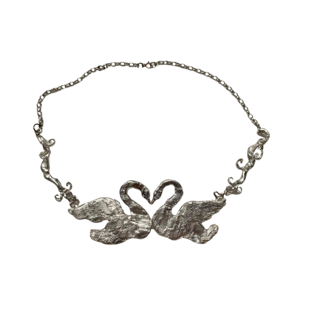 Swan Lovers Necklace