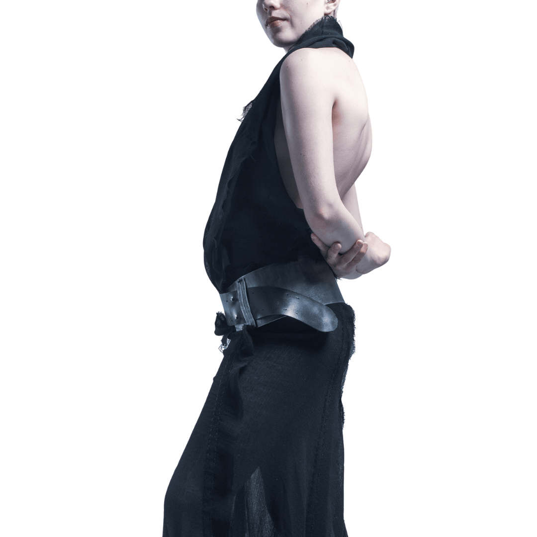 메탈 블랙 벨트