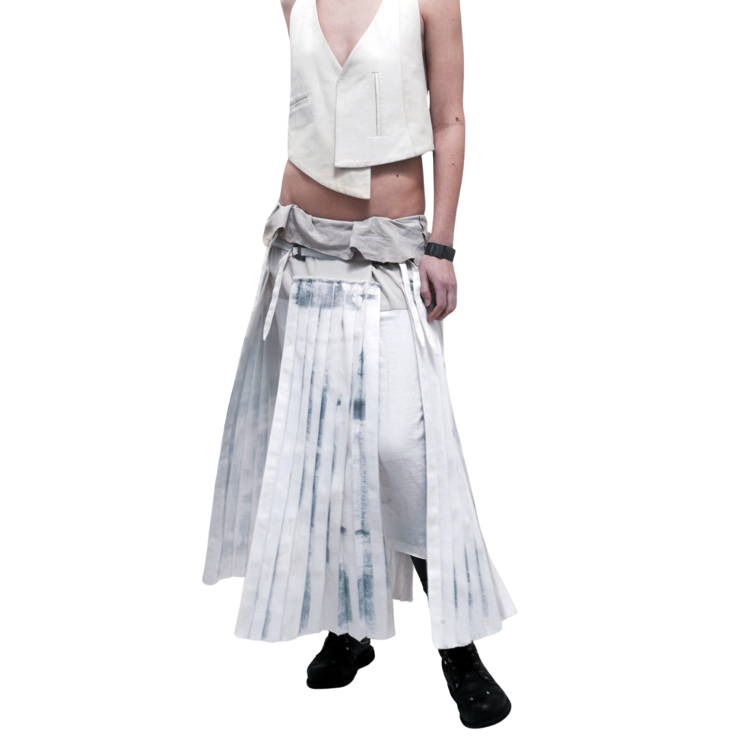 Pleated Slide Skirt