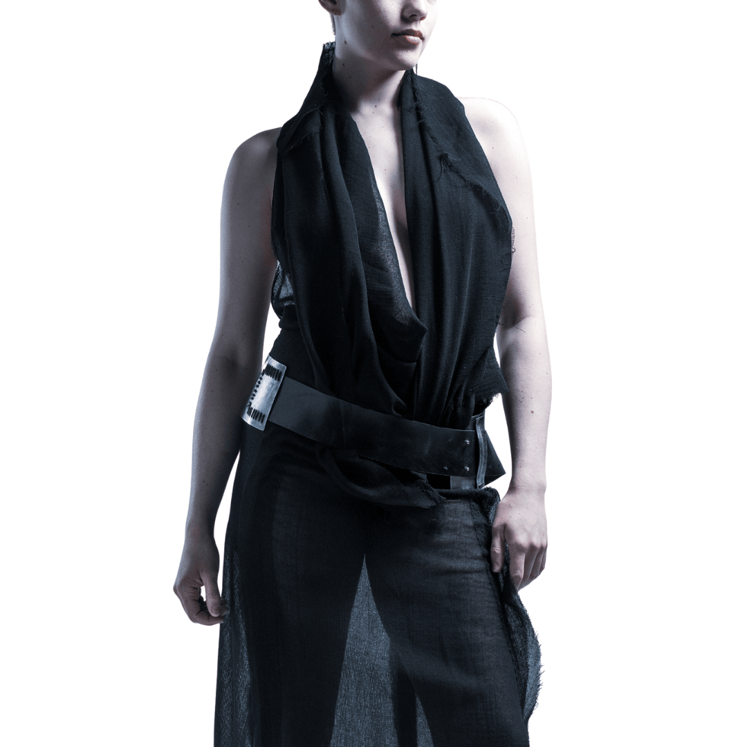 메탈 블랙 벨트