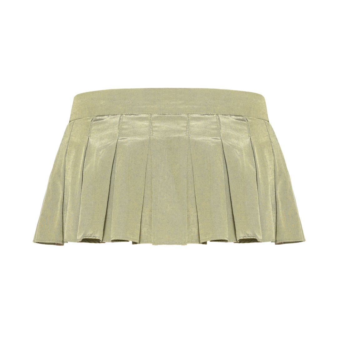Green Micro Mini Skirt