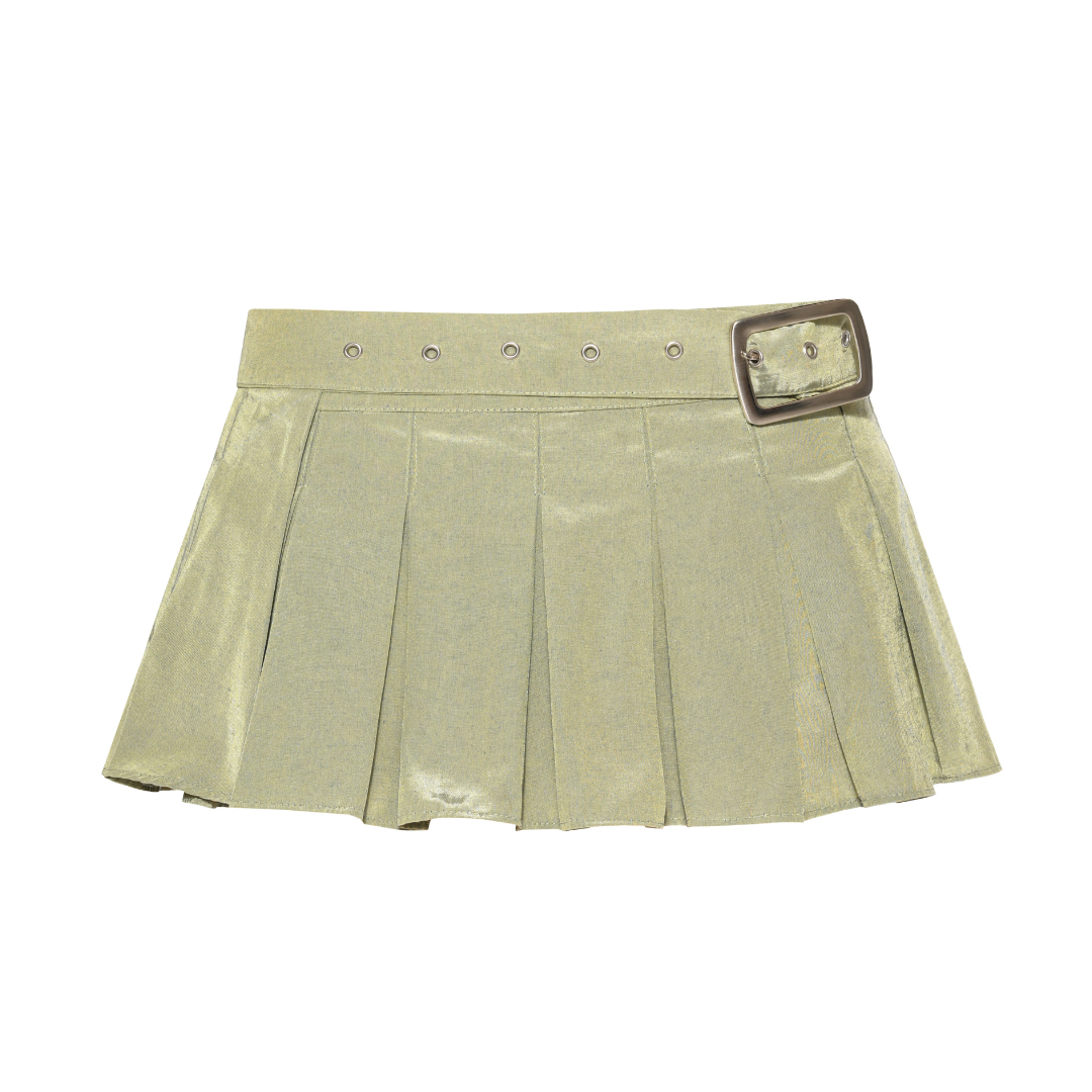 Green Micro Mini Skirt