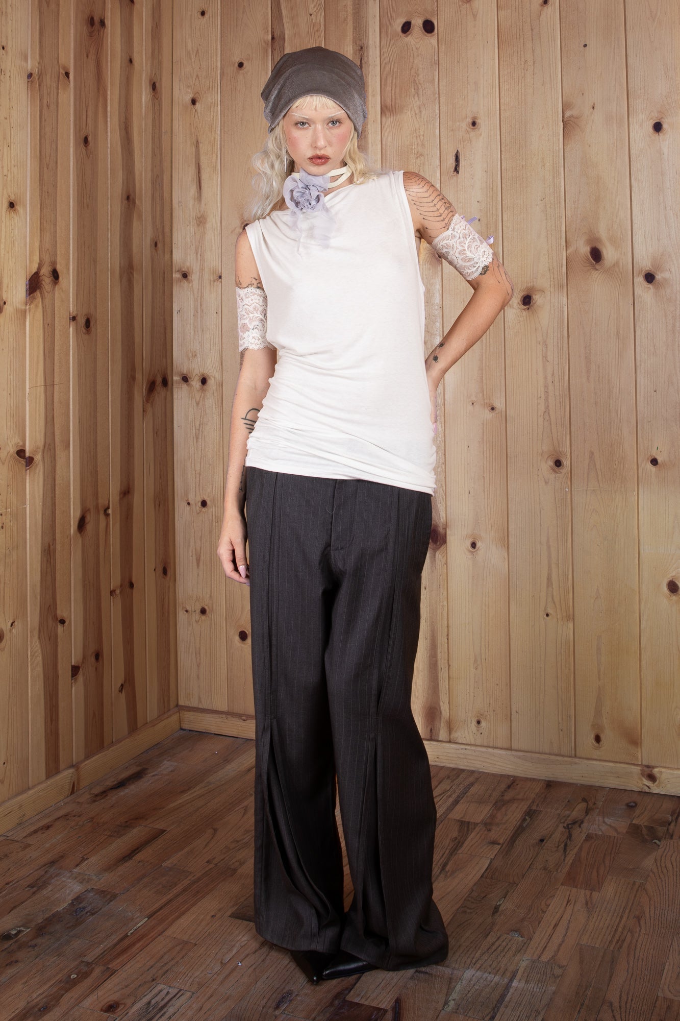 Stomata Slack Pinstripe