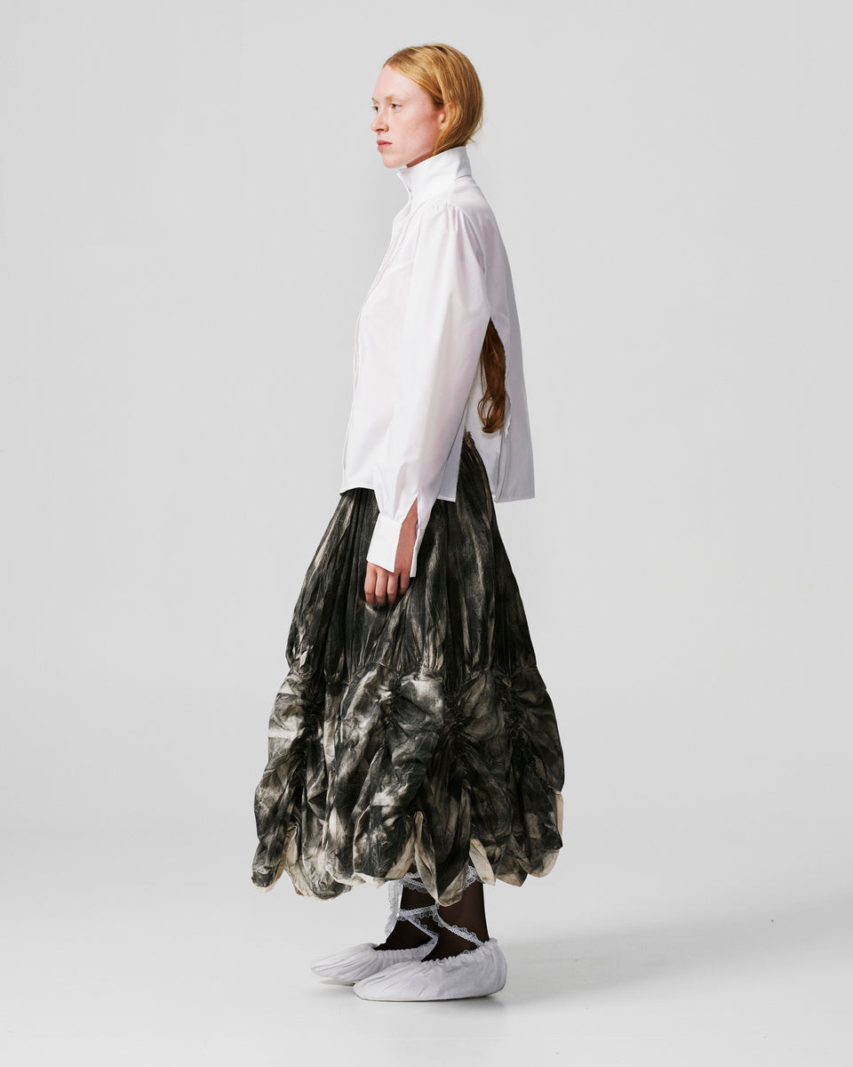 Black Curtain Skirt