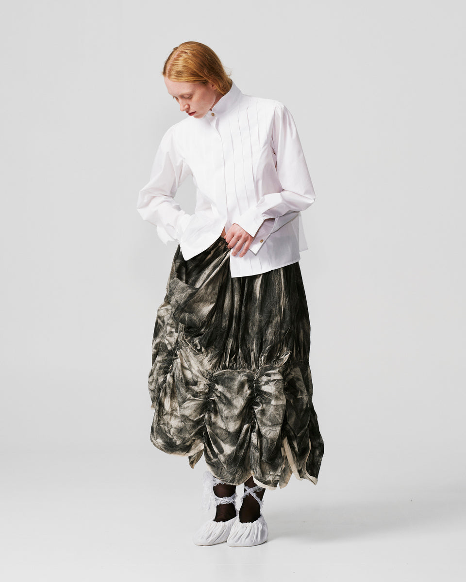 Black Curtain Skirt