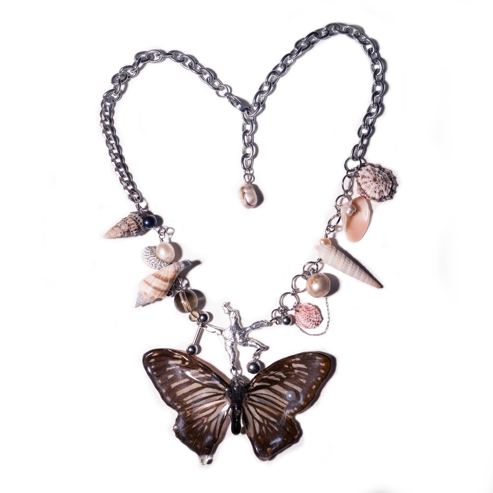 Earth Siren Butterfly Necklace