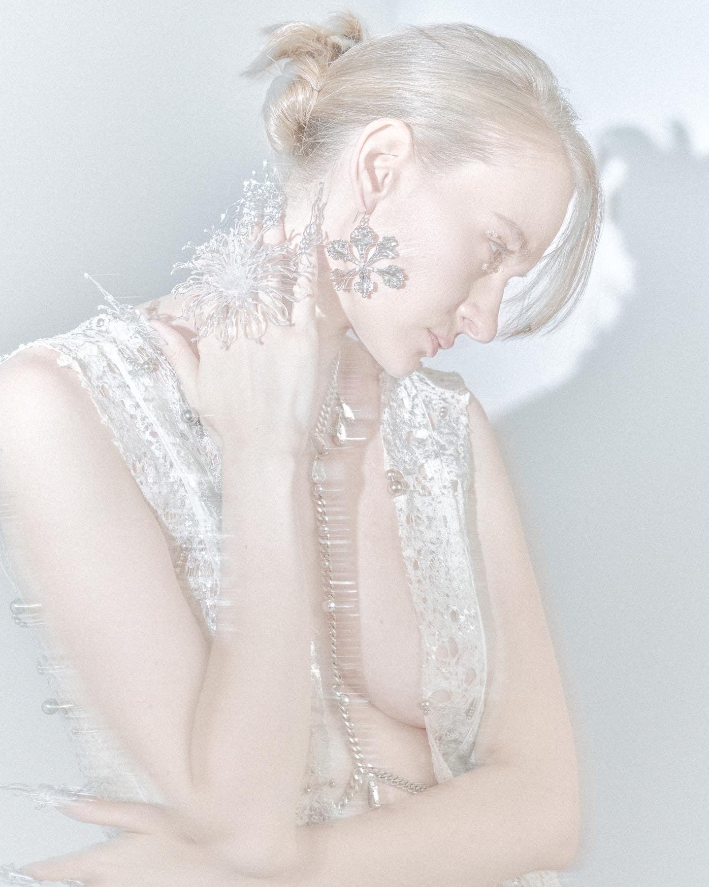 제노오키드 실버 귀걸이