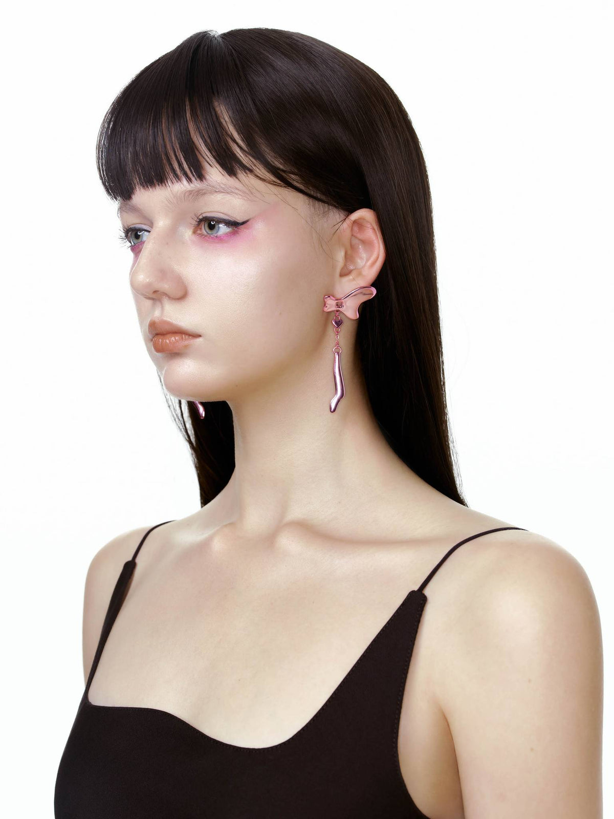 Elf Earrings in Pink