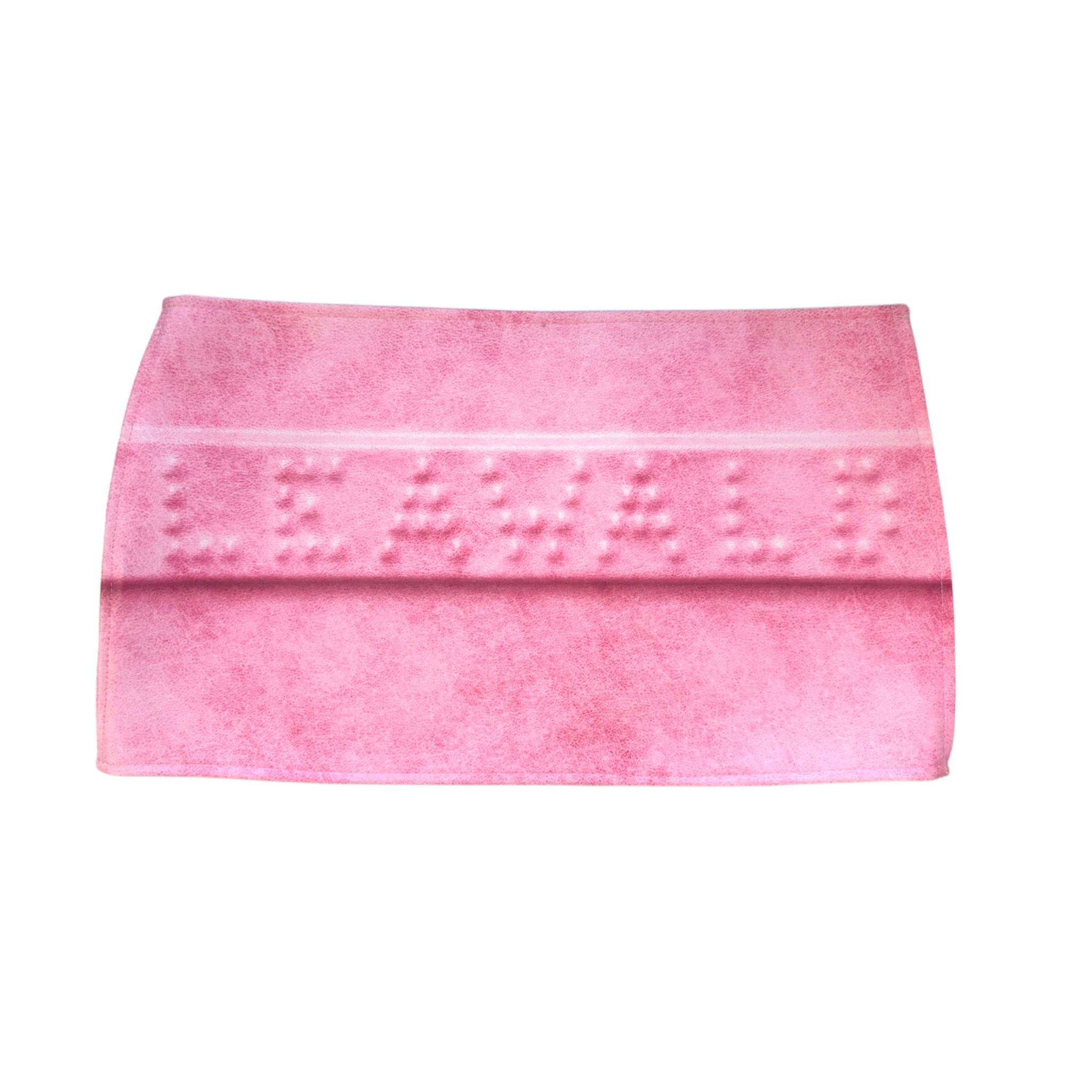 Fake Embossed Leather Mini Skirt