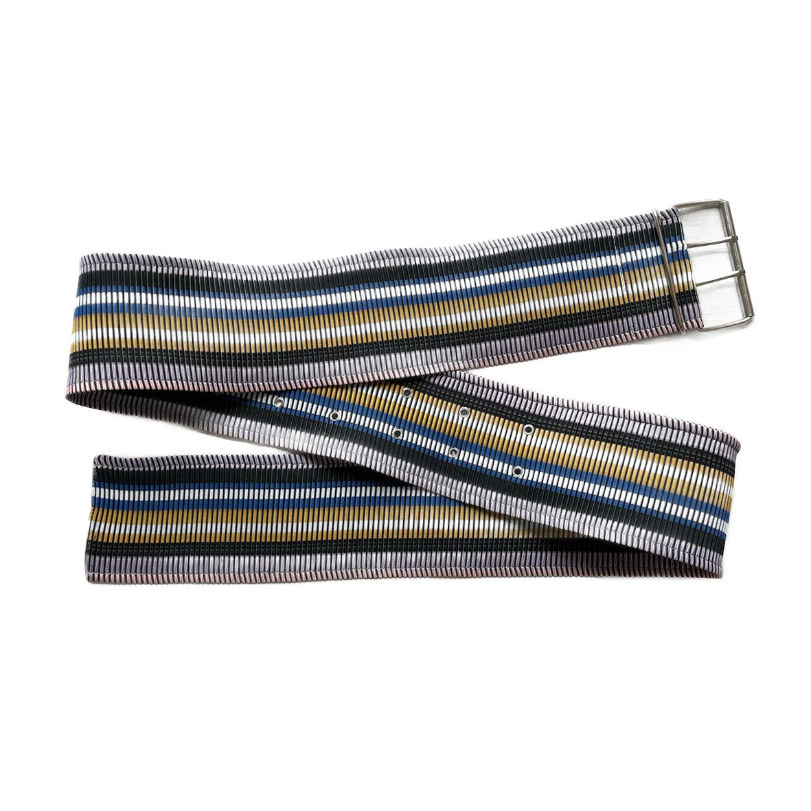 Lavender Stripe Rib Belt