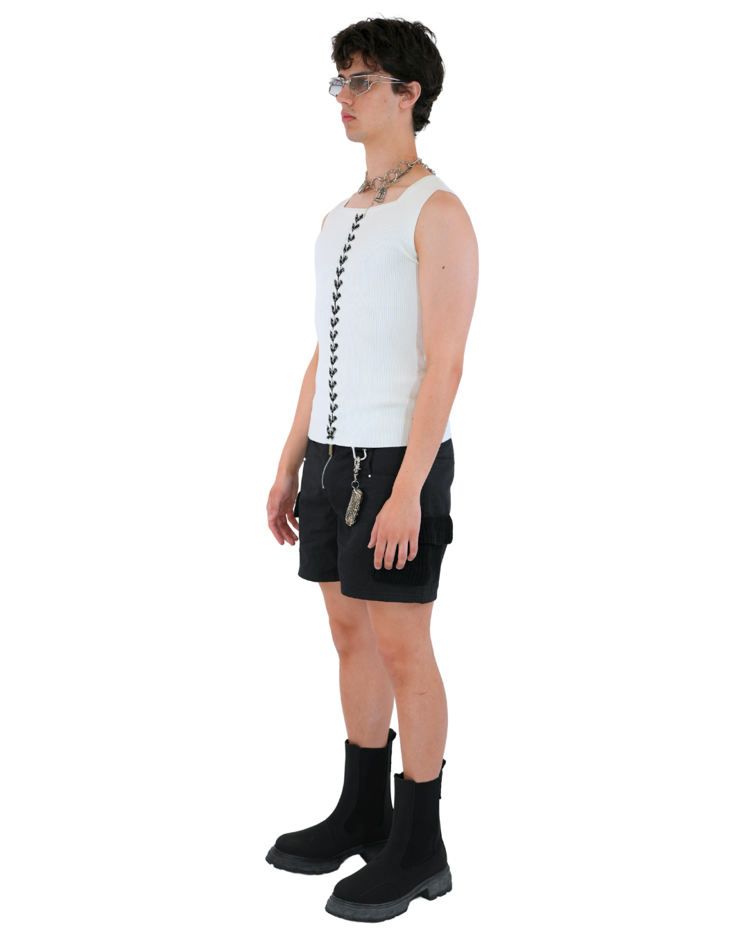 Vertical Paracord Lace Up Top