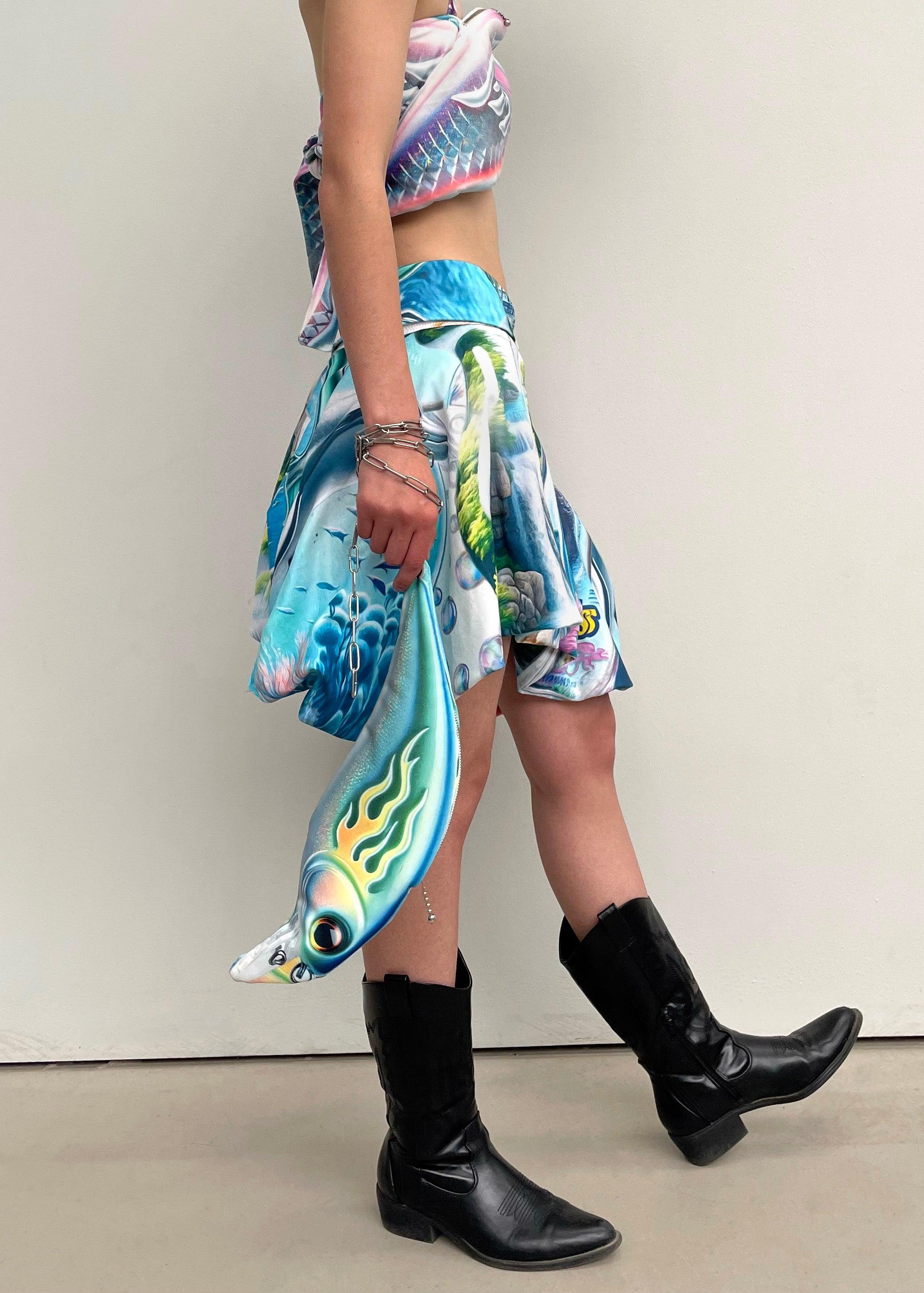 물고기 미끼 파우치 백