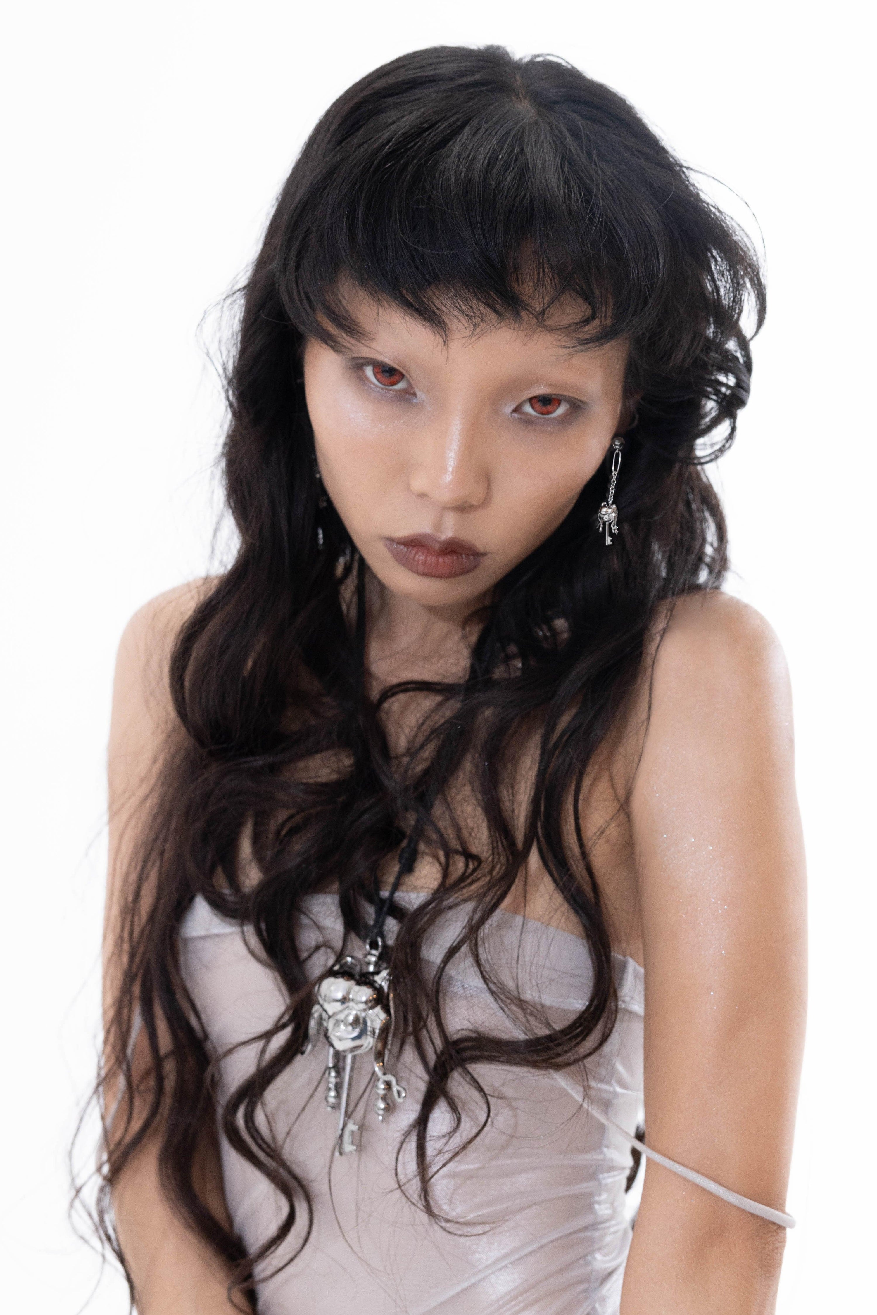 키 드롭 귀걸이