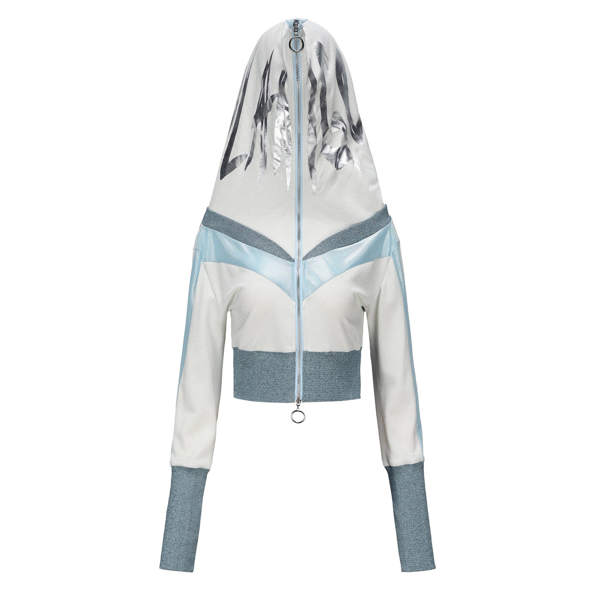 Gal of Ultra Long Sleeve Hoodie in Blue