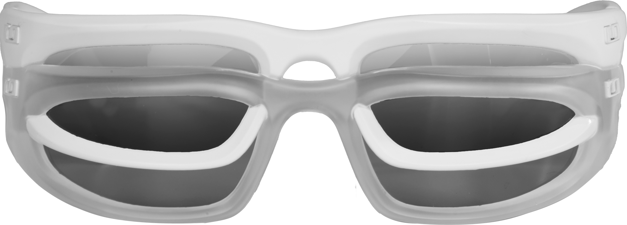 Twin in White/frosted (chrome Lens)