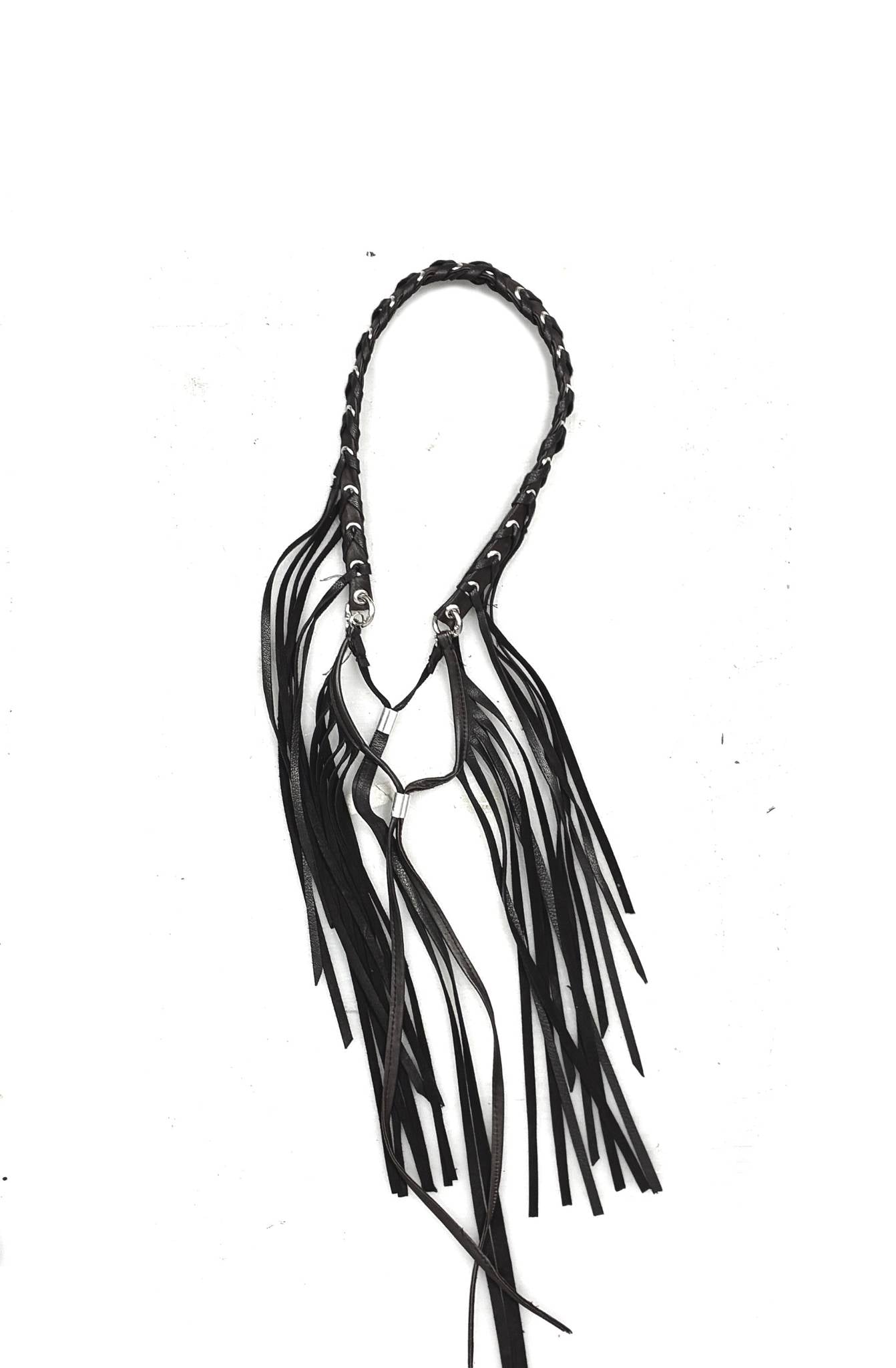 Leather Fringe Halo