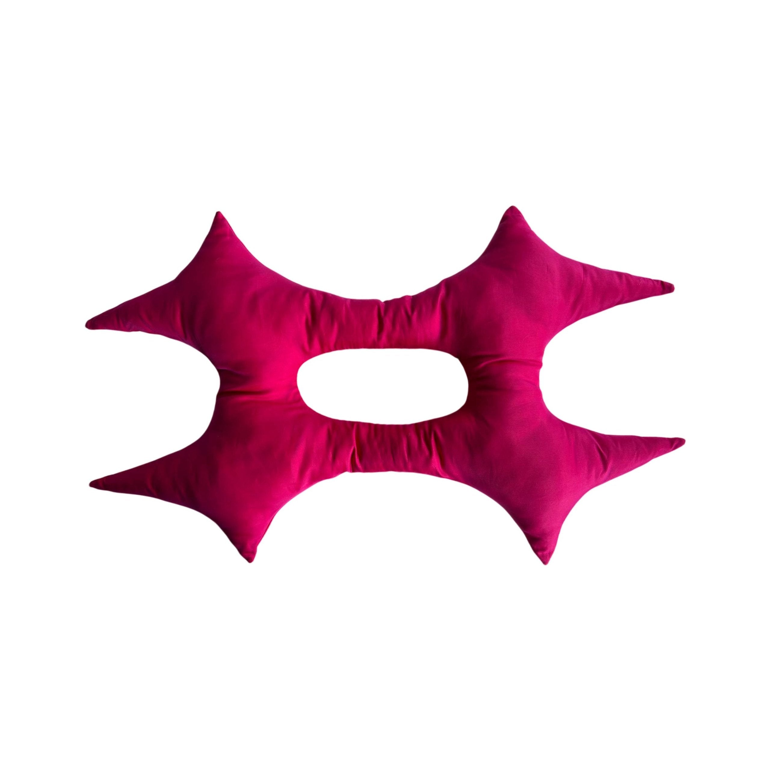 Hashtag Pillow in Fuchsia