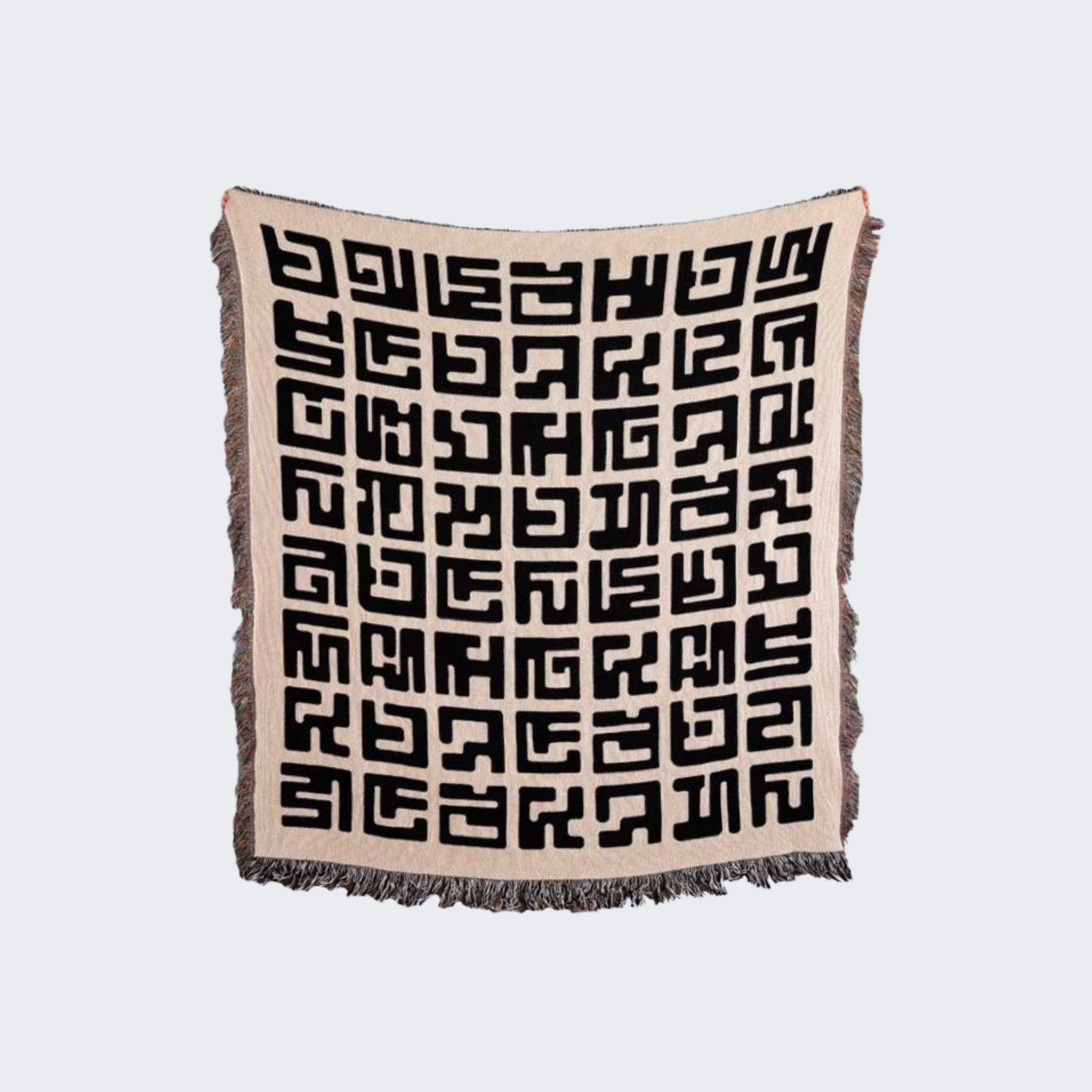 Box Glyph Woven Blanket