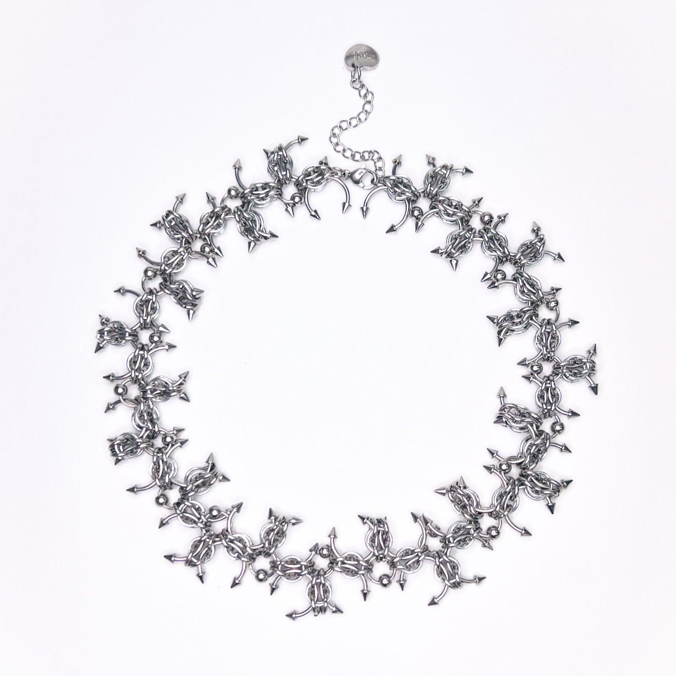 Heavy Metal Tattoo Choker in Thorn