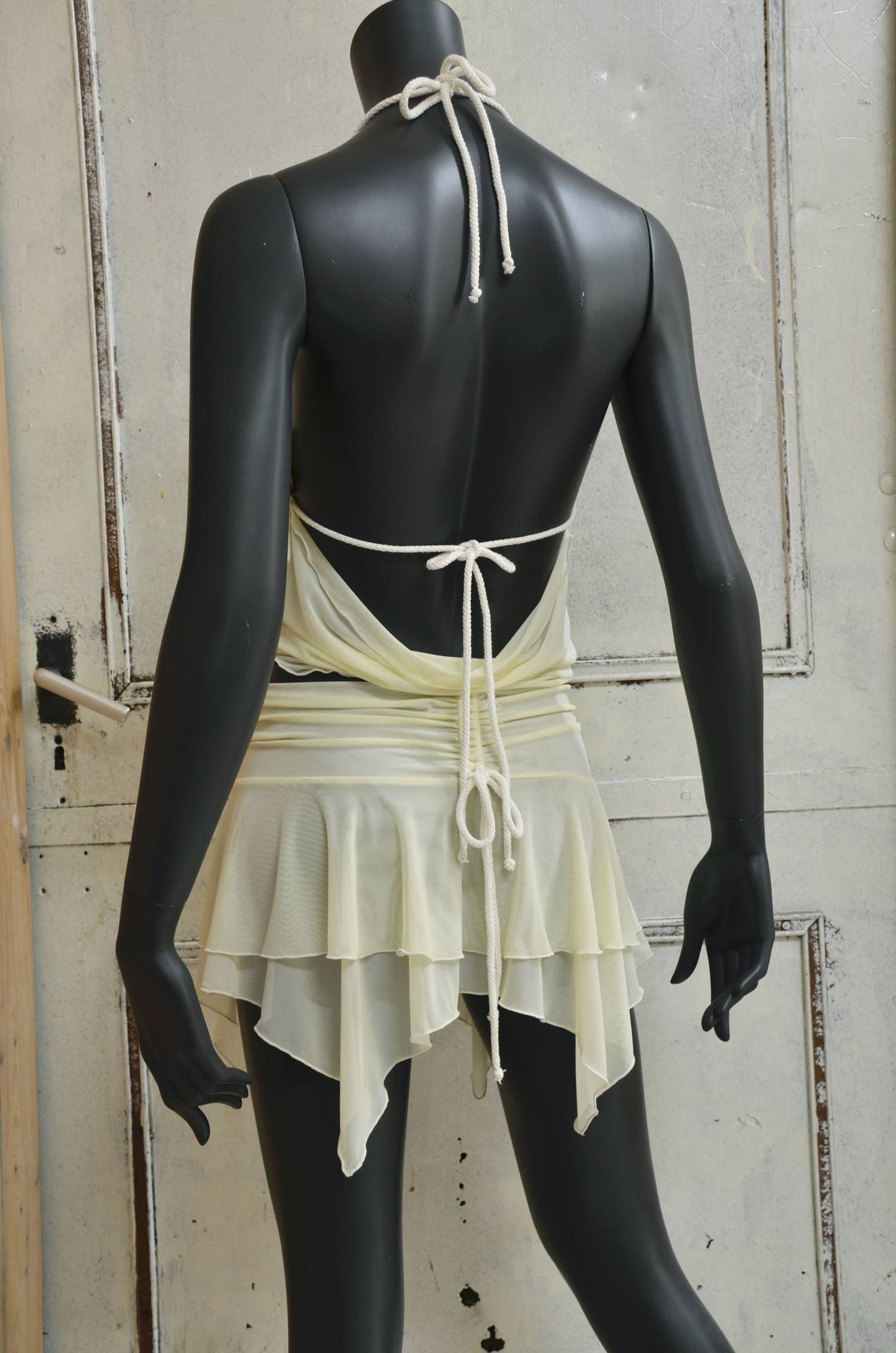 Creme Babydoll Top