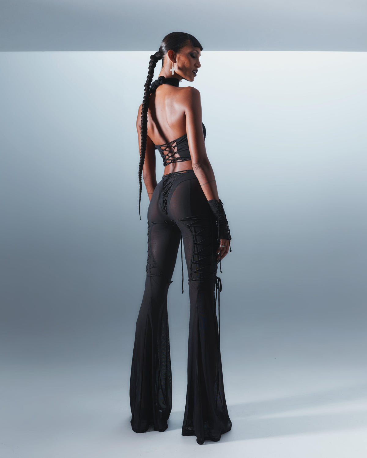 Feelings Die Pants in Black