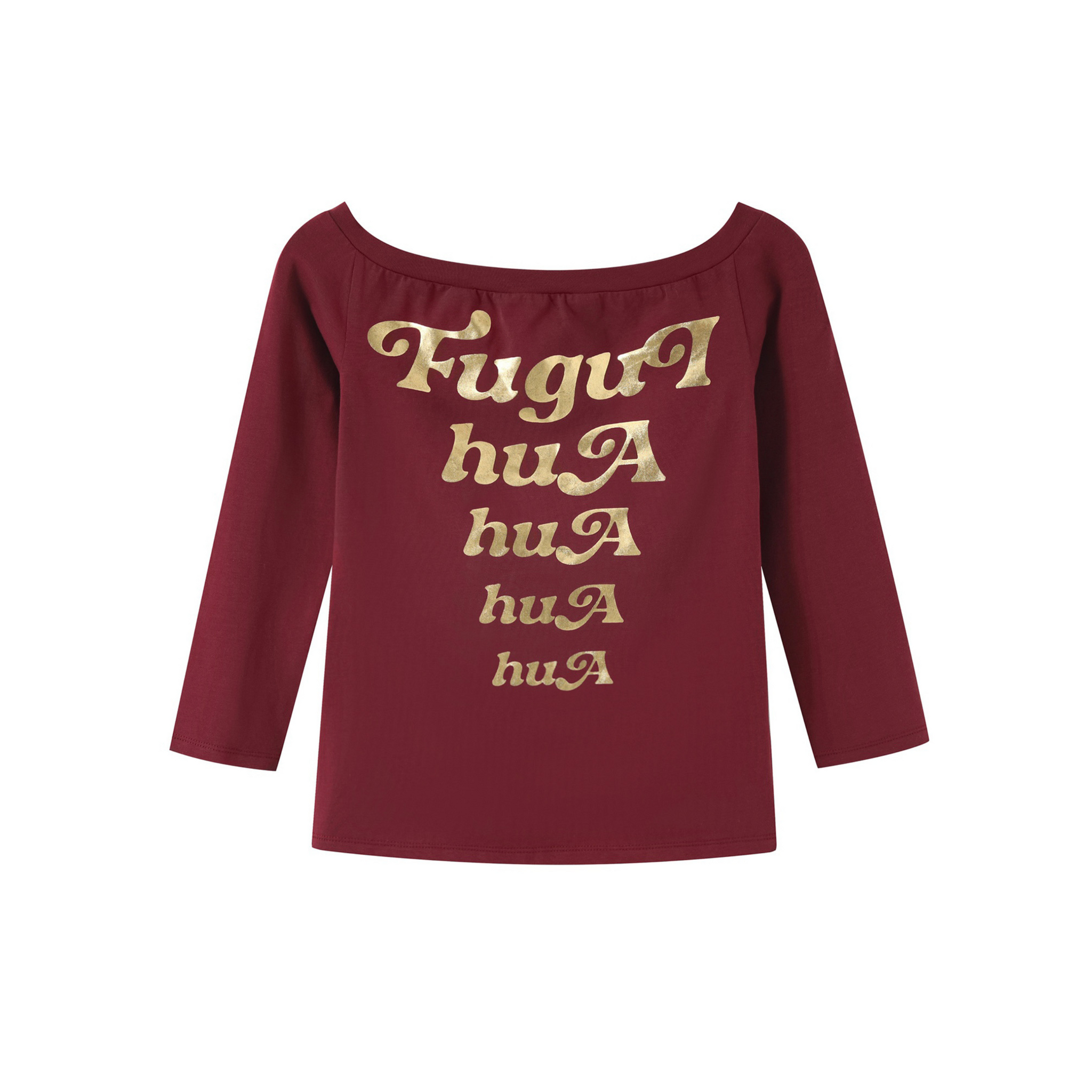 Wein Fuguihua Wiederholungs-T-Shirt