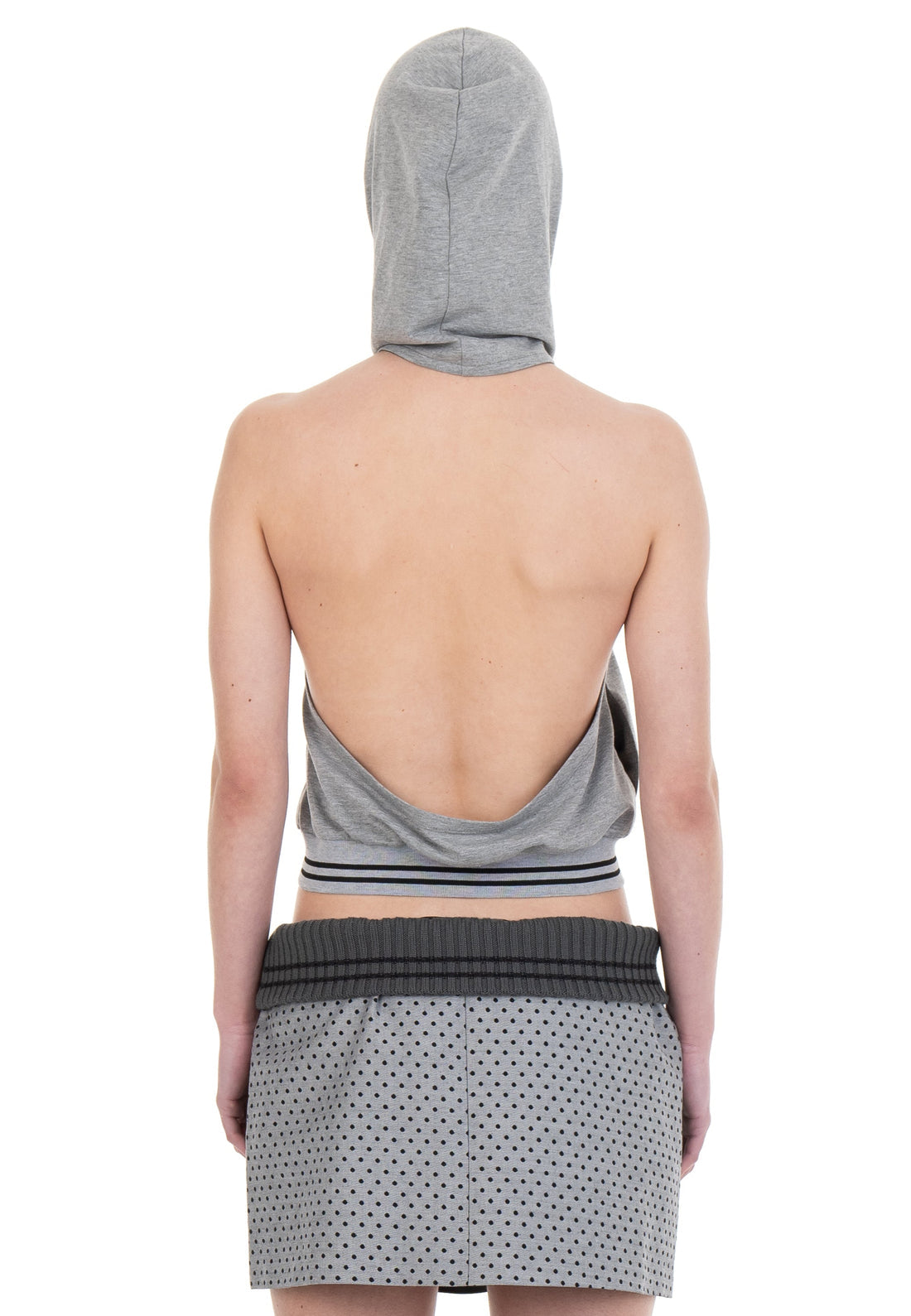 Backless Hood Top Kiss