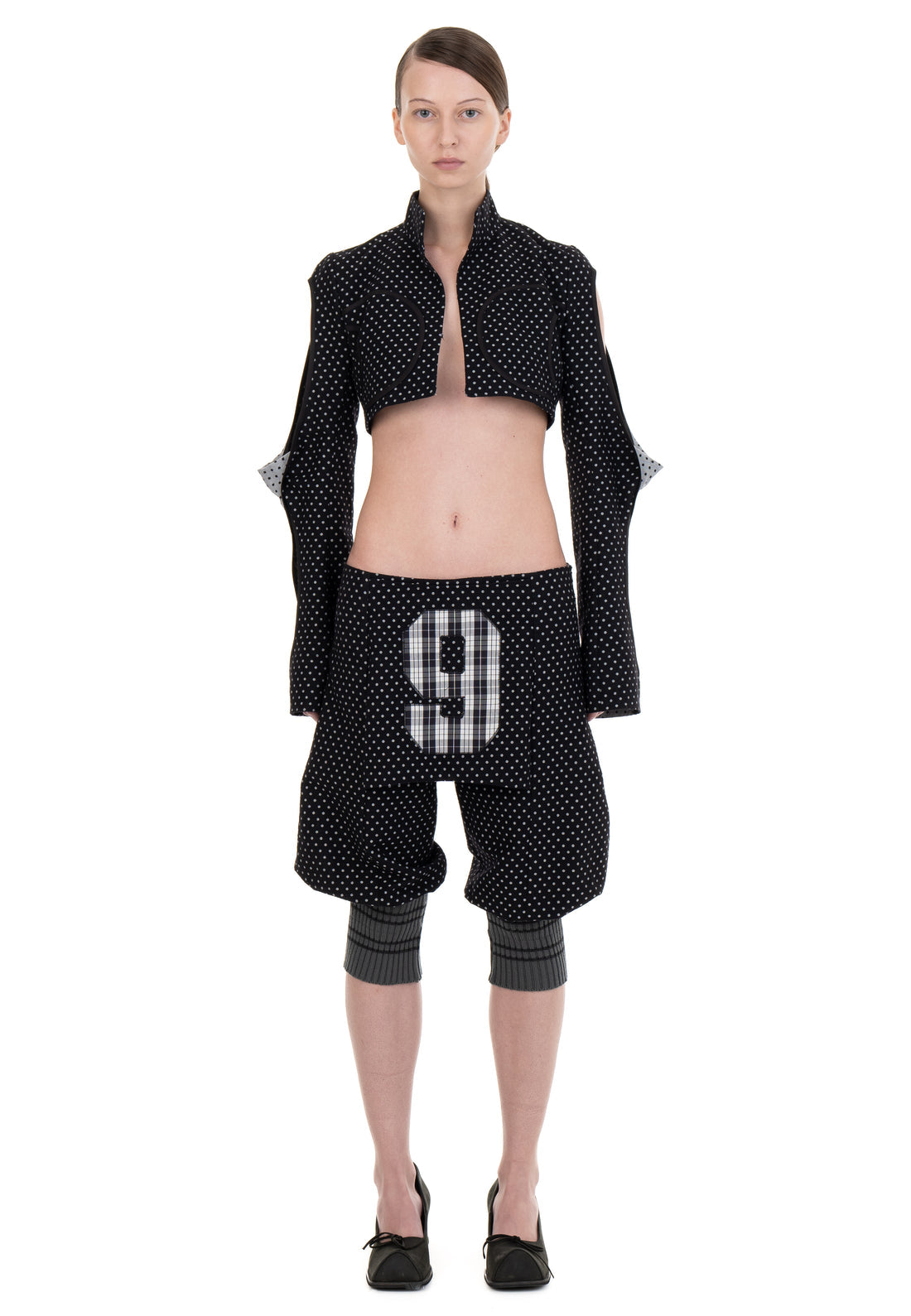 Twist Sleeve Wool Jacket