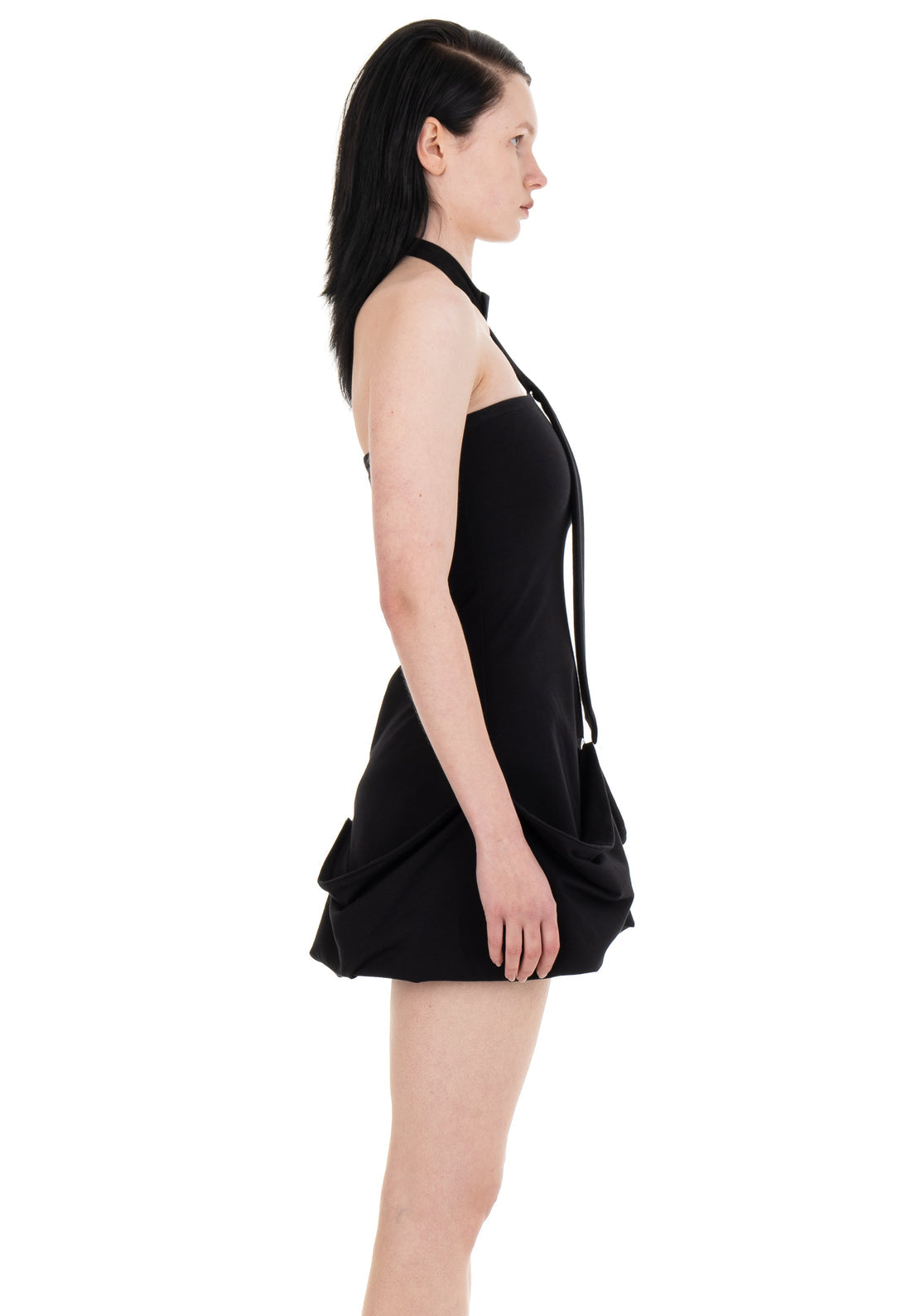 넥타이 드레이프 드레스