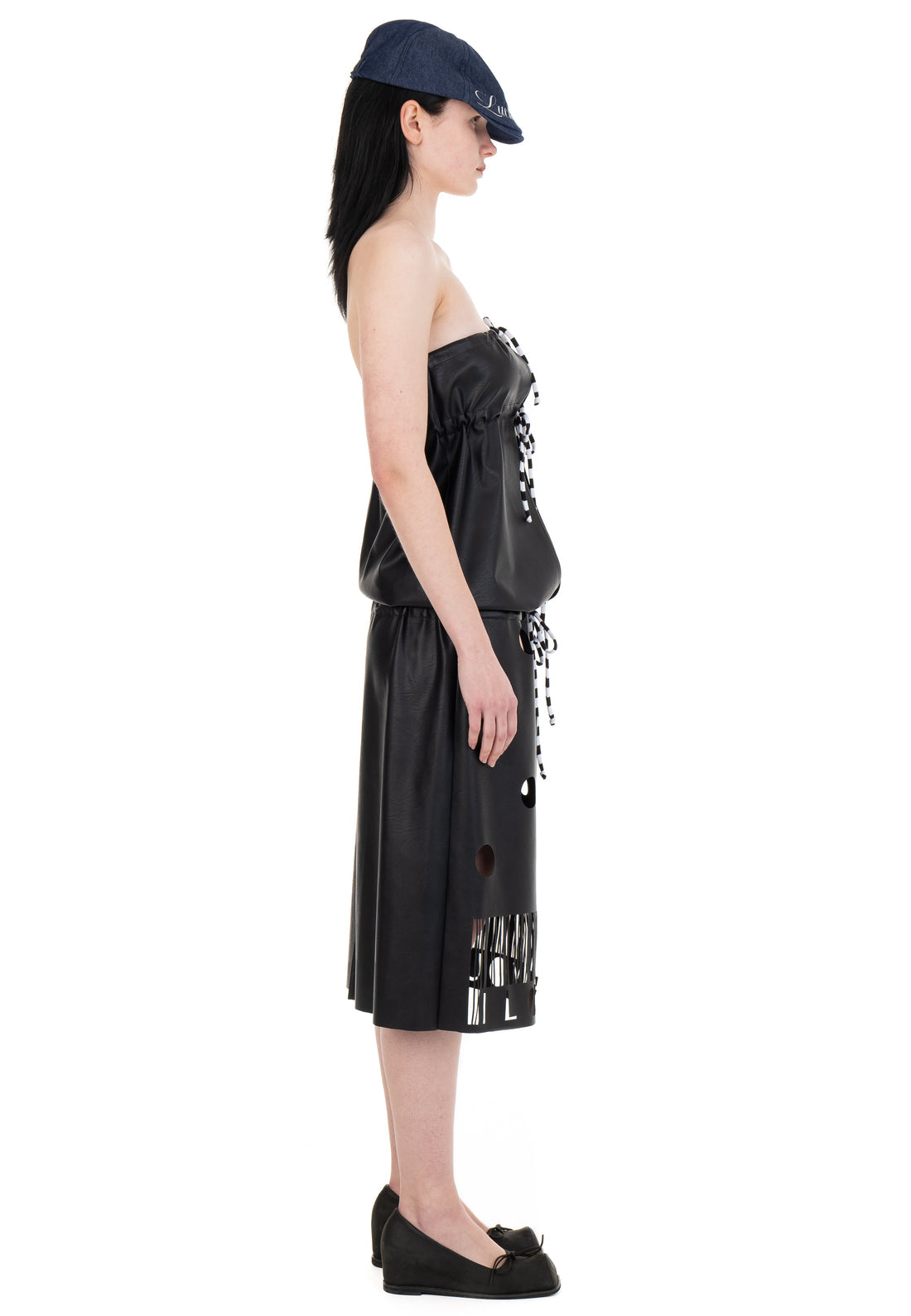 I Love You Leather Dress