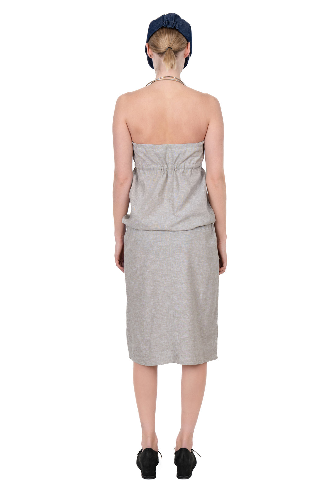 아이 러브 유 리넨 드레스