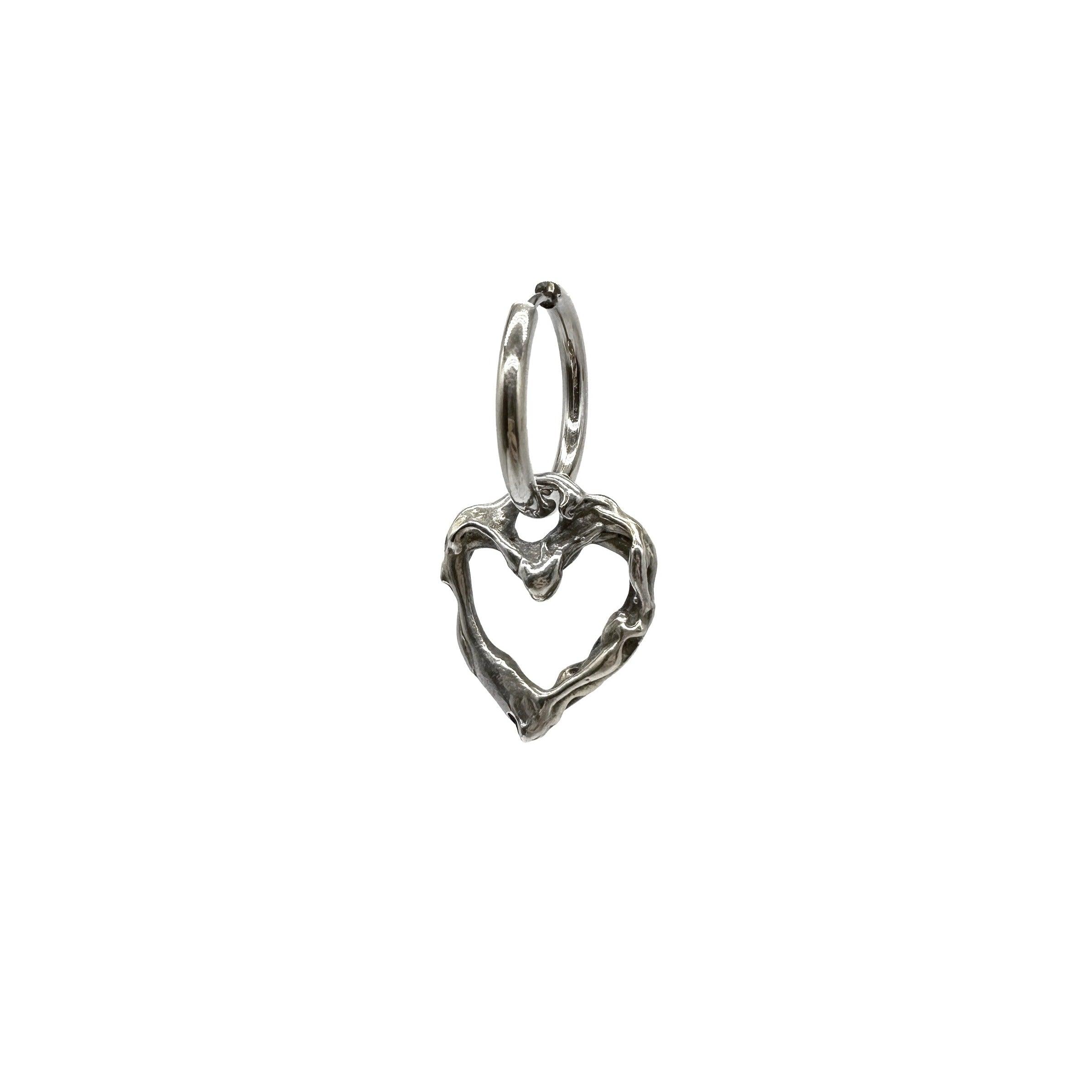 Melt My Heart Single Earring in Brass