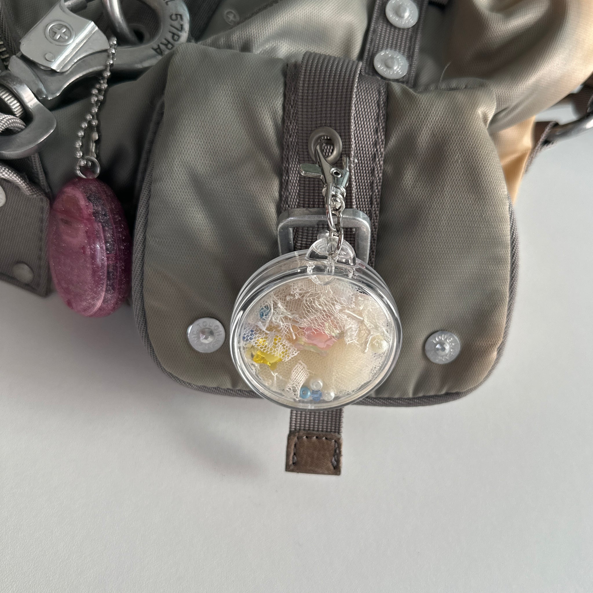 Laced with Strawberry Keychain