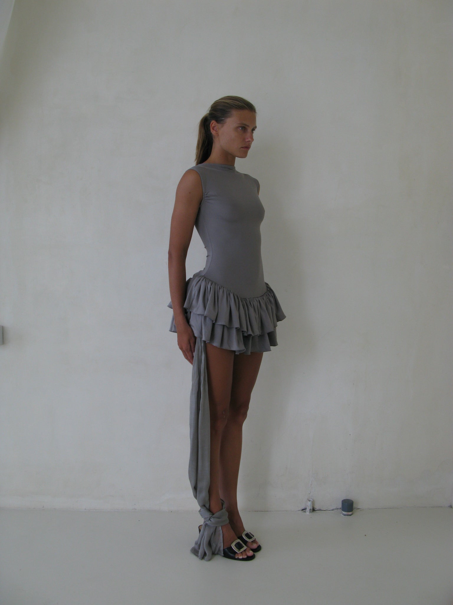 Ballerina Dress in Slate