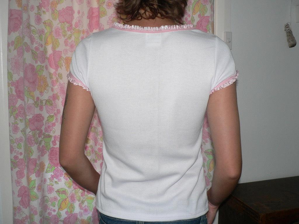 Pony Hair Eyelet Tee