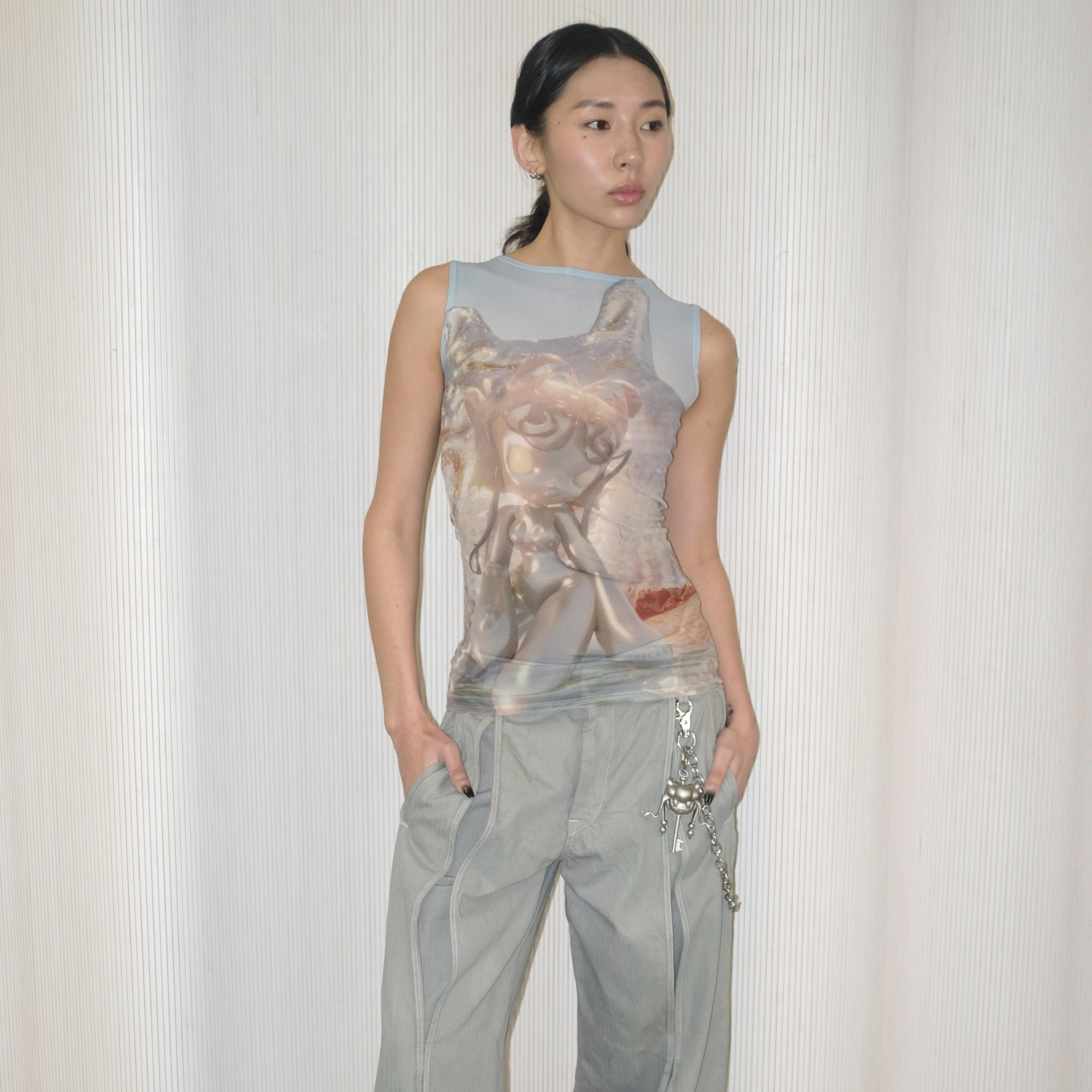 EMPATH x Gabrielle Rosenstein Horizon Mesh Tank