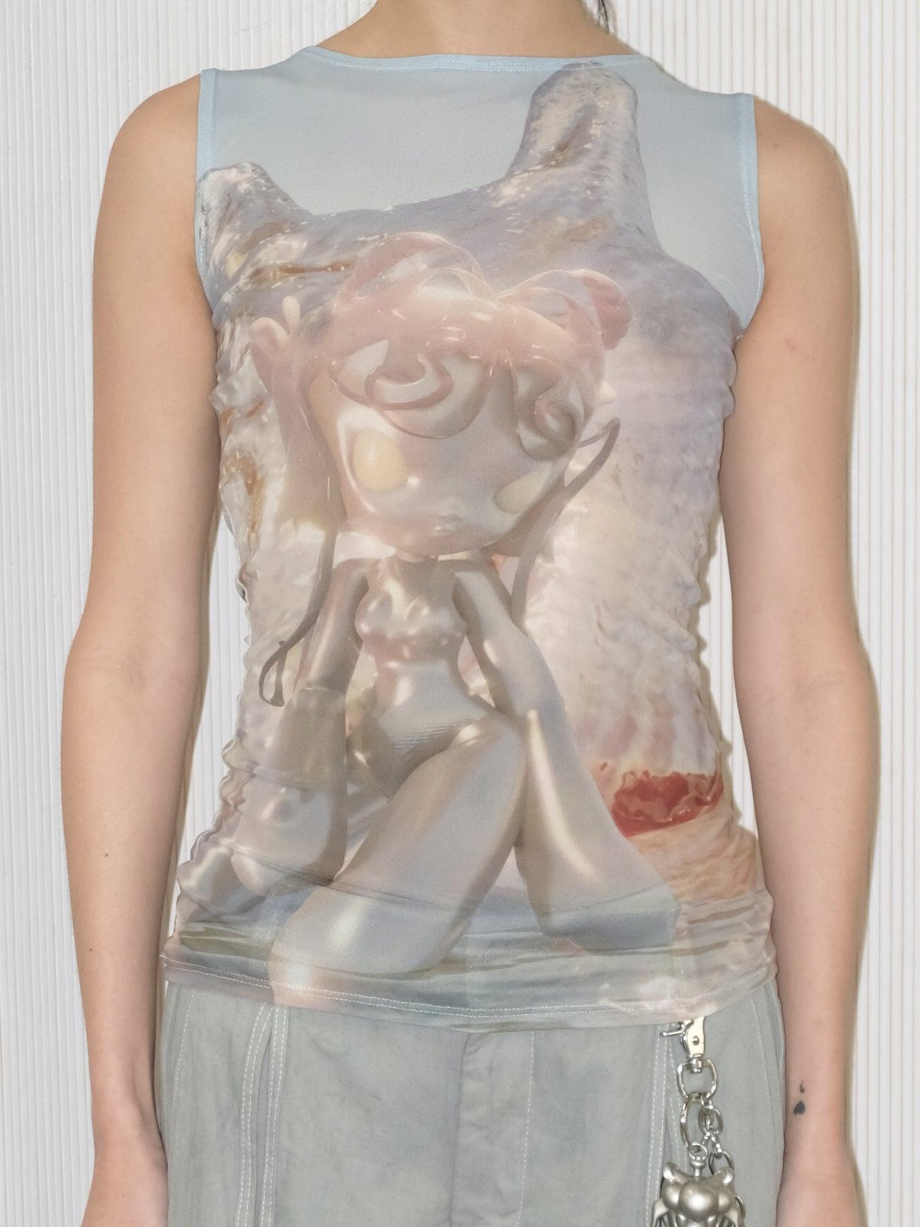 トップス Gabrielle Rosenstein MESH TANK : HORIZON トップス Gabrielle Rosenstein MESH TANK : HORIZON Gabrielle