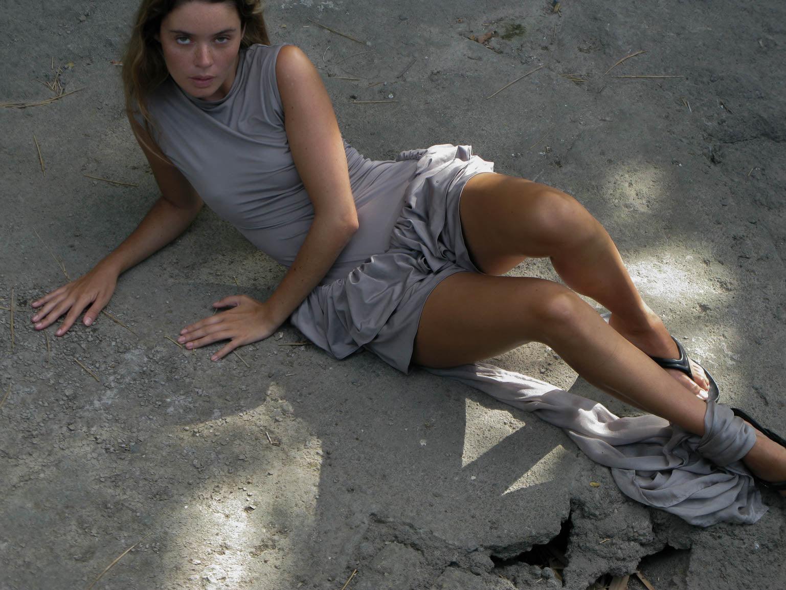 슬레이트 발레리나 드레스