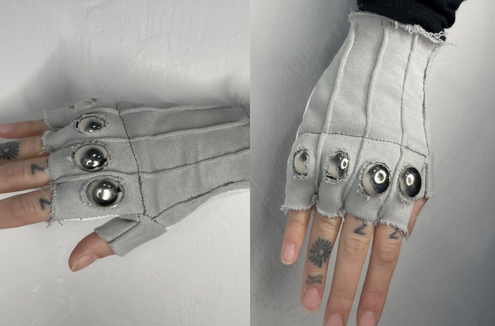 Grey Gloves