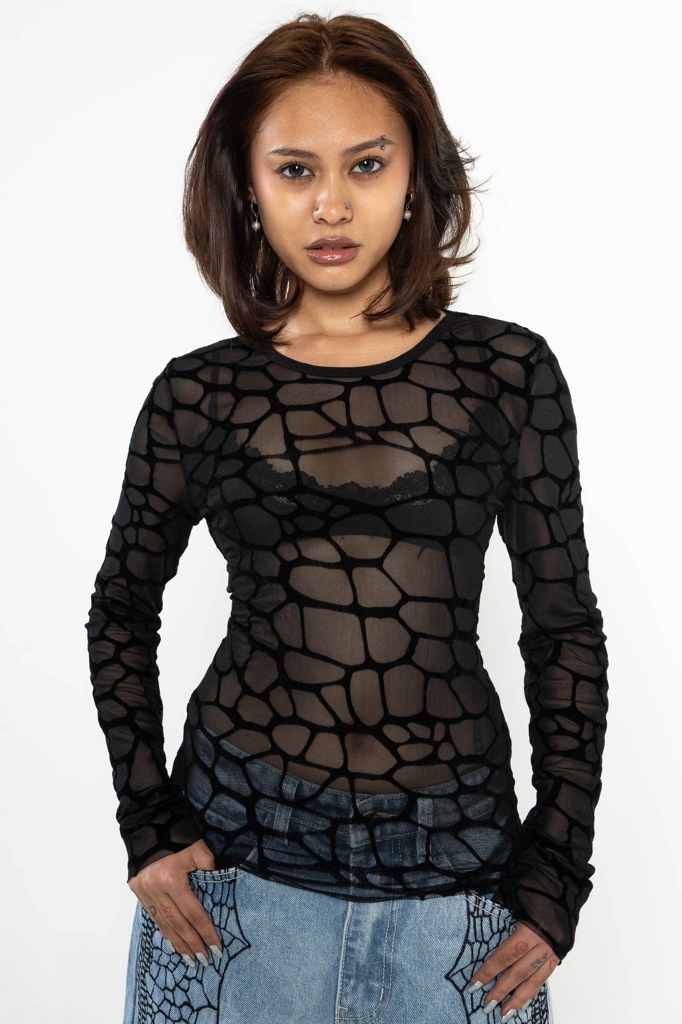 Jasmine Mesh Top