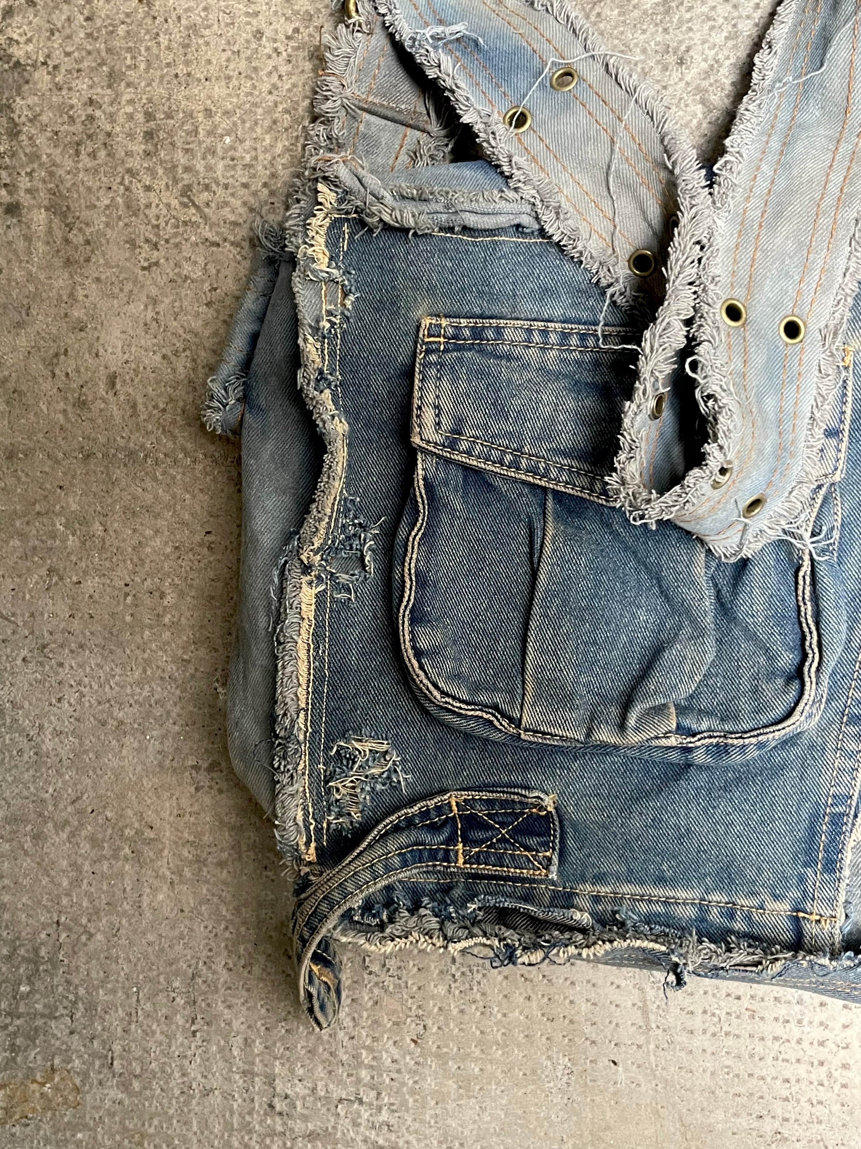 스웜프 데님 백