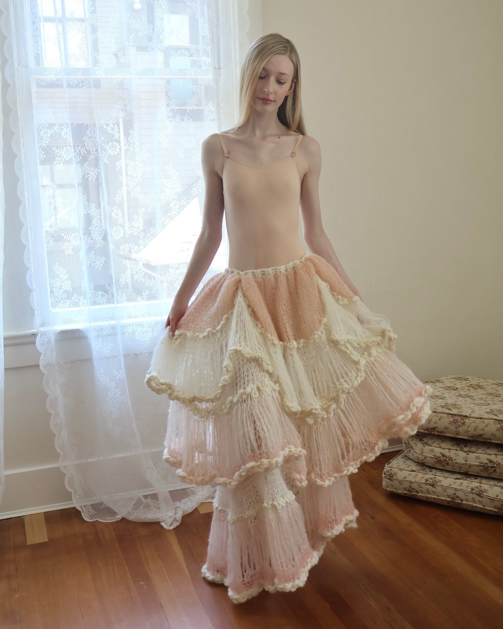 Peach Blossom Skirt